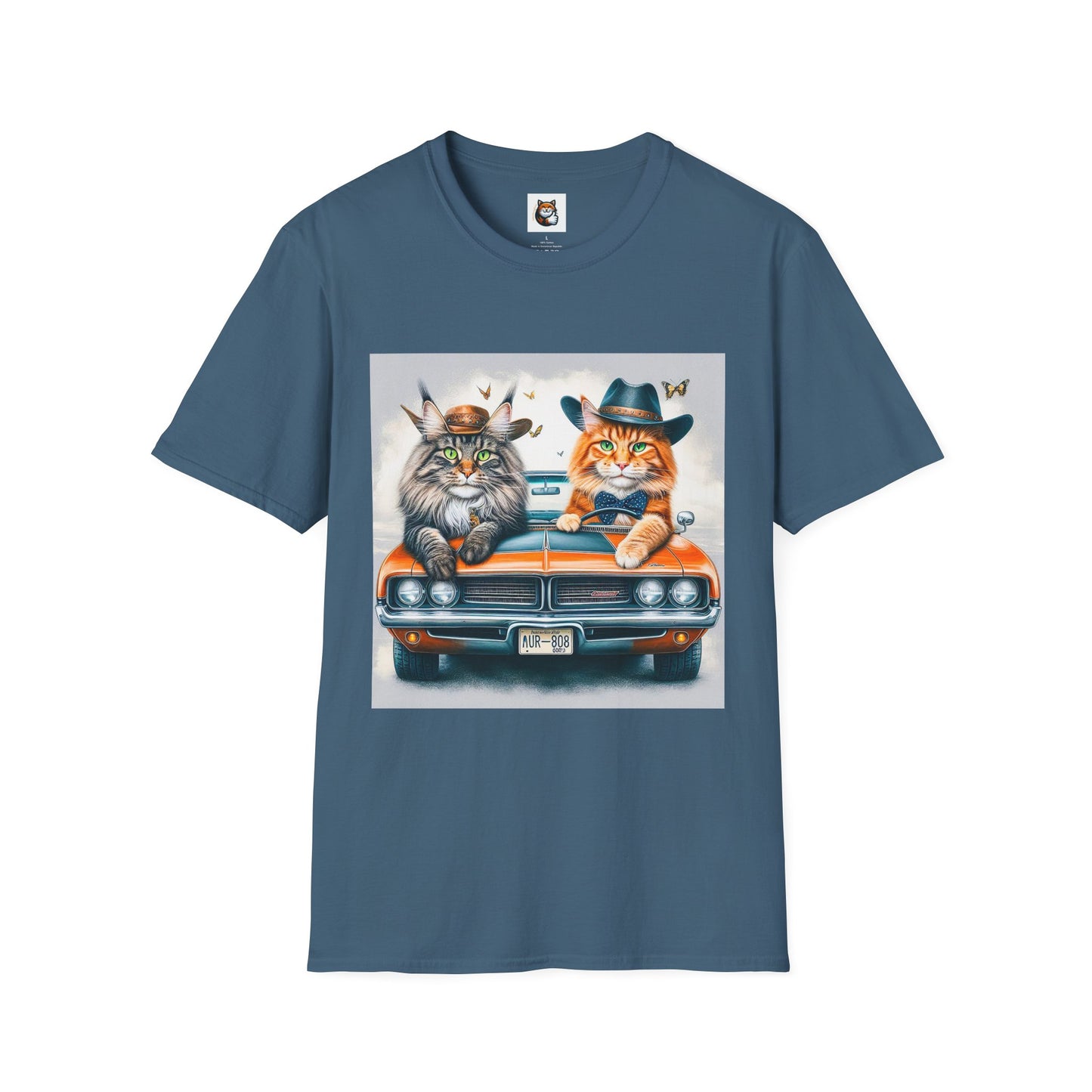 Wacky Maine Coon Unisex Softstyle T-Shirt
