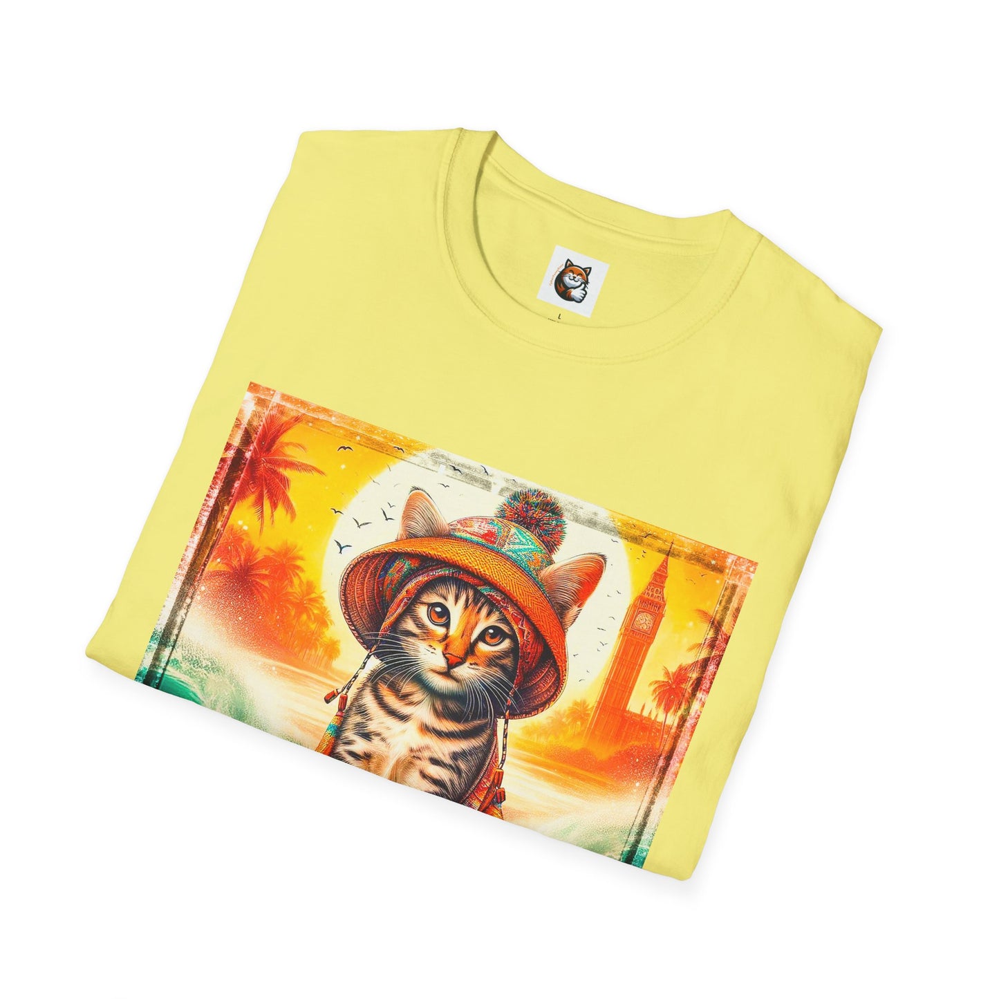 Domestic Cat Unisex Softstyle T-Shirt
