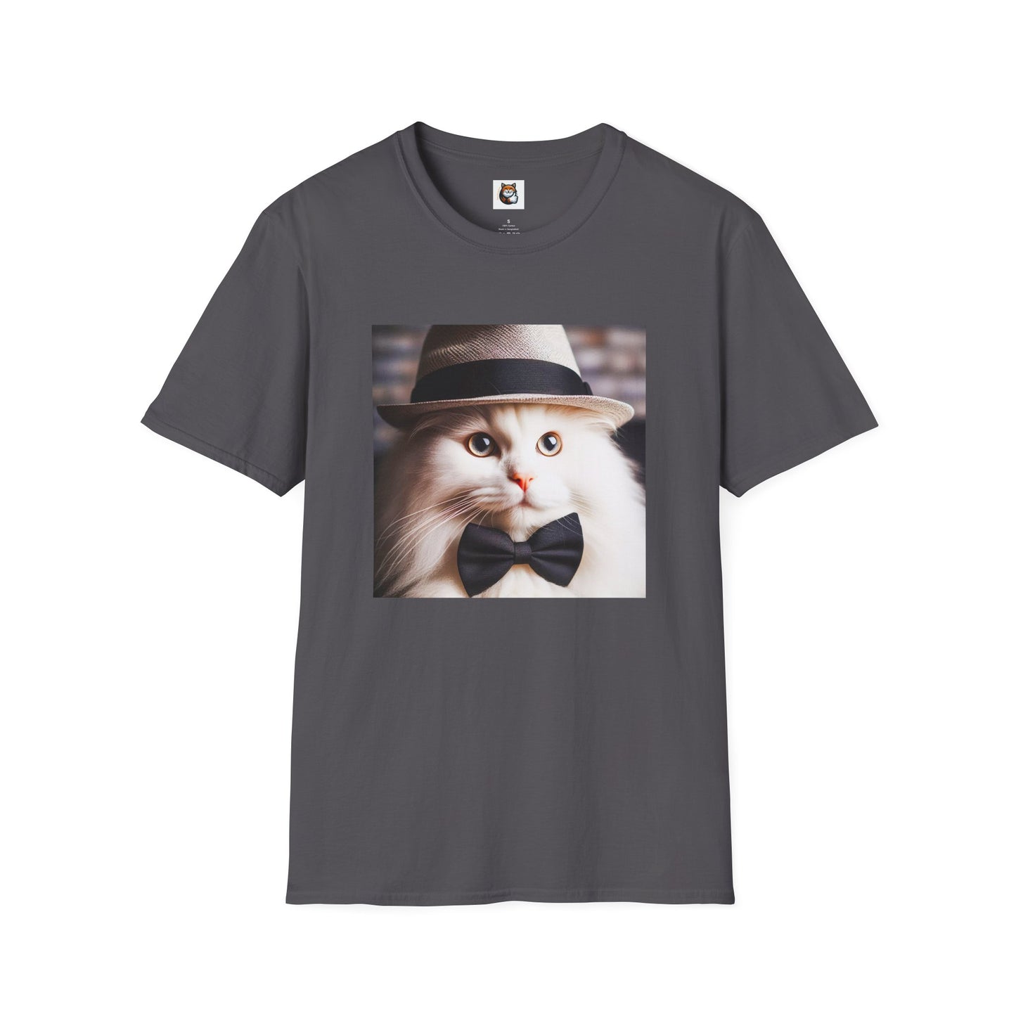 Siberian Cat black bow tie