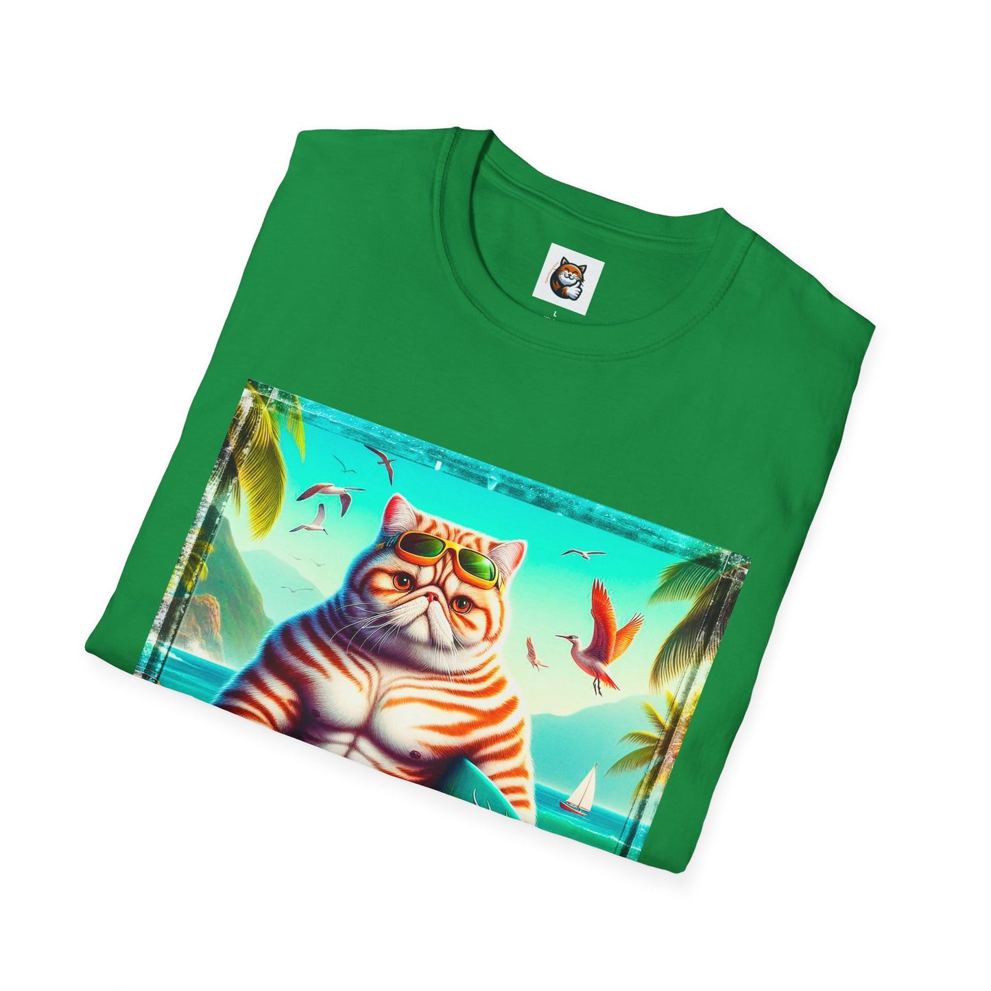 Exotic Shorthair Cat Unisex Softstyle T-Shirt