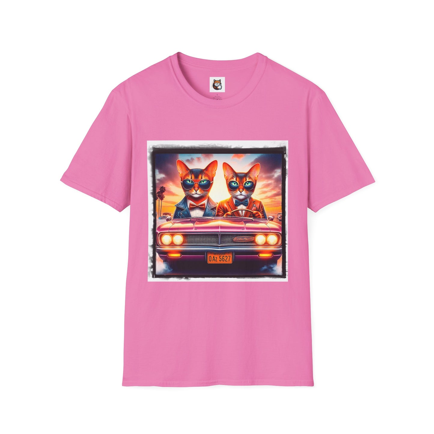 Wacky car driving Unisex Softstyle T-Shirt