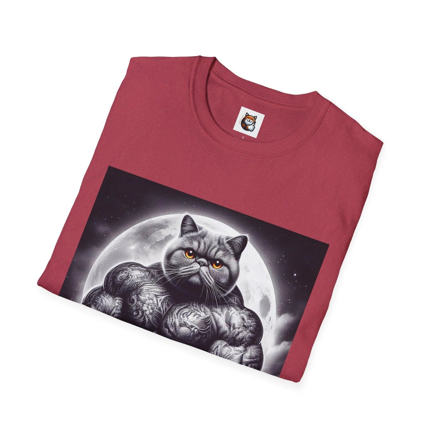 Exotic Shorthair Cat Unisex Softstyle T-Shirt by Printify