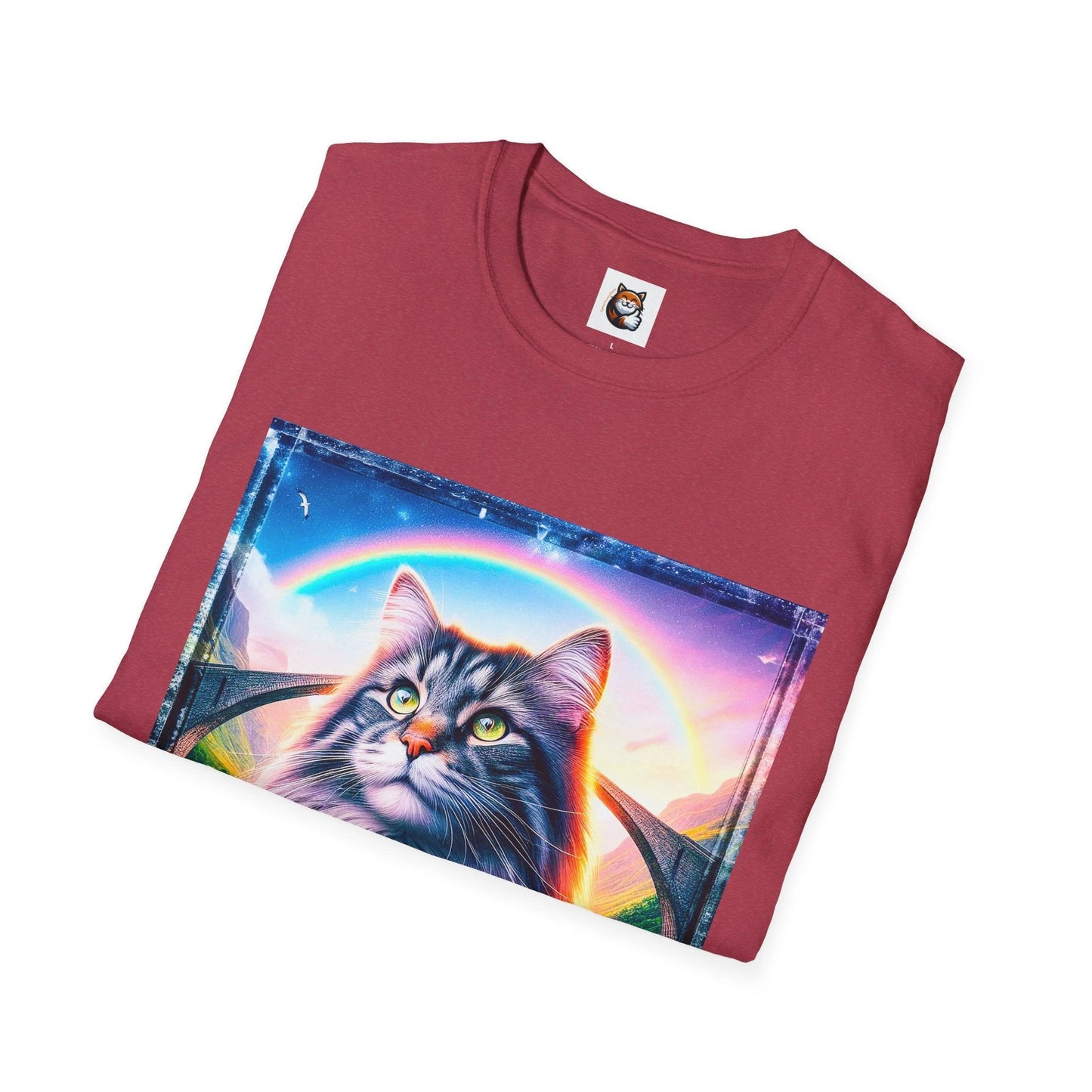 Norwegian Forest Cat Unisex Softstyle T-Shirt by Printify