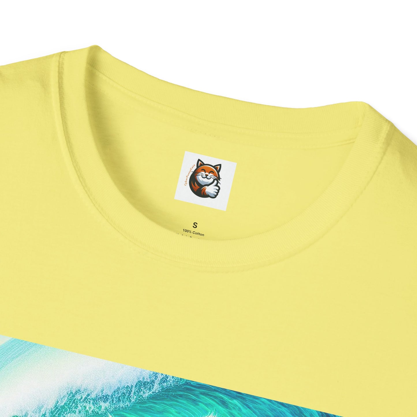 Siberian Cat surfs up shirt