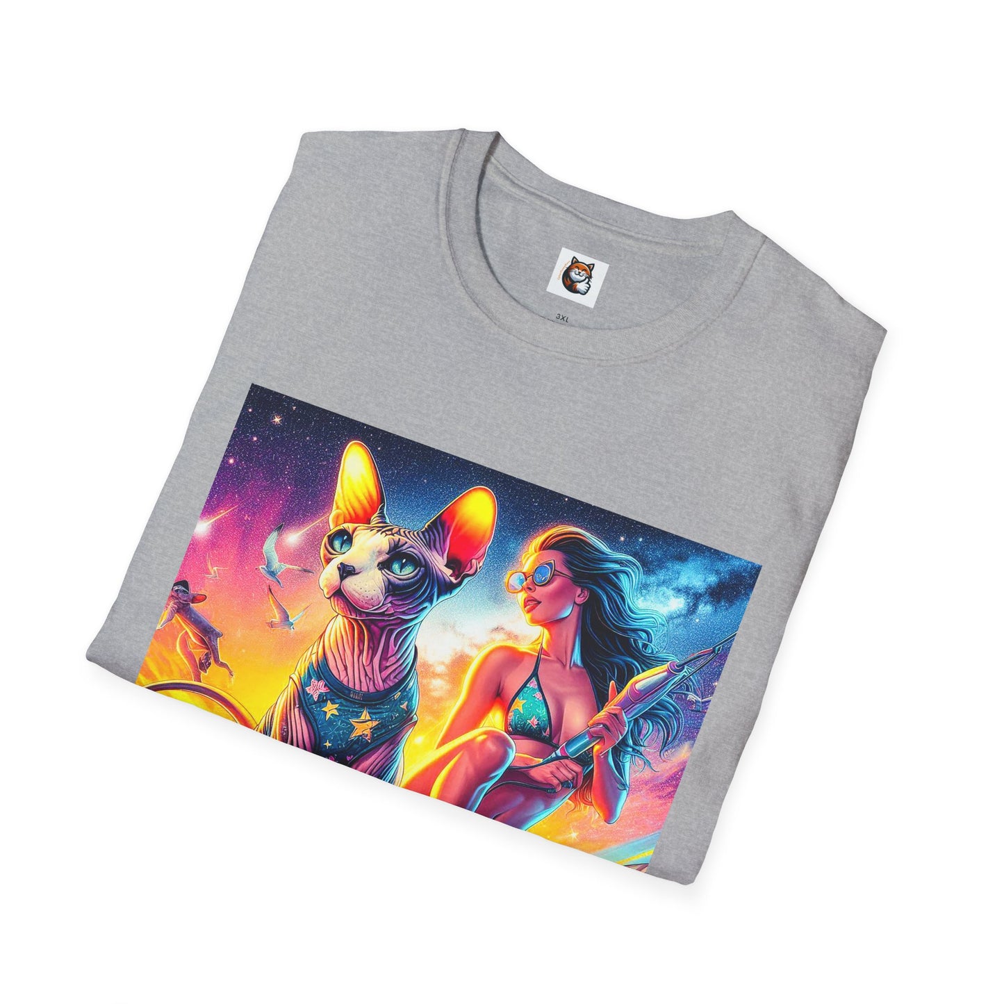 Sphynx Cat surfing queen shirt