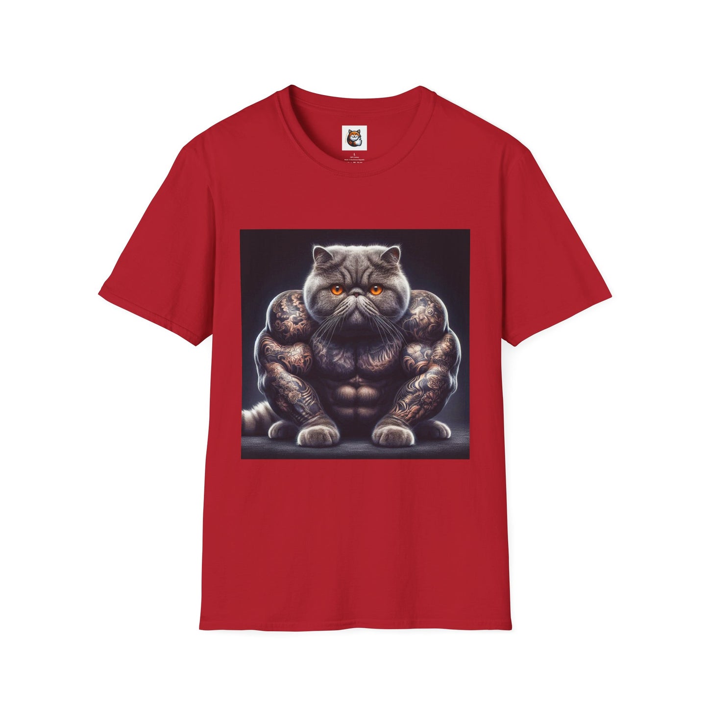 Exotic Shorthair Cat Unisex Softstyle T-Shirt