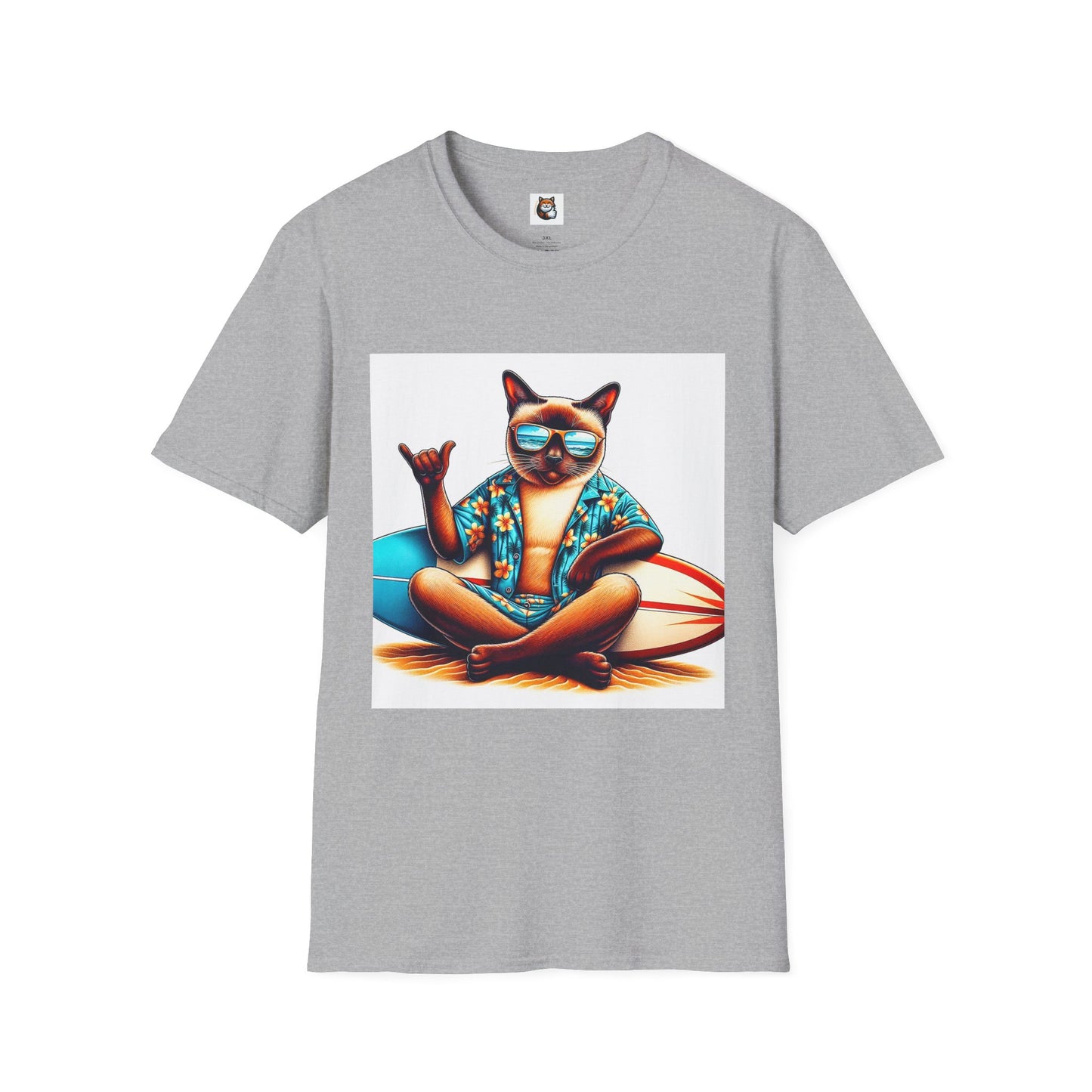 Siamese Cat surfing