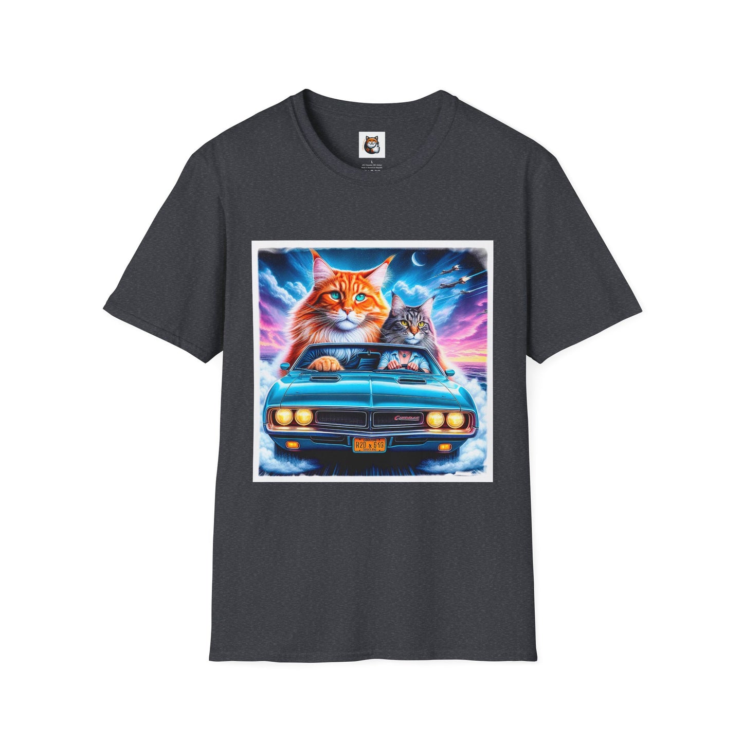 Wacky Maine Coon Unisex Softstyle T-Shirt