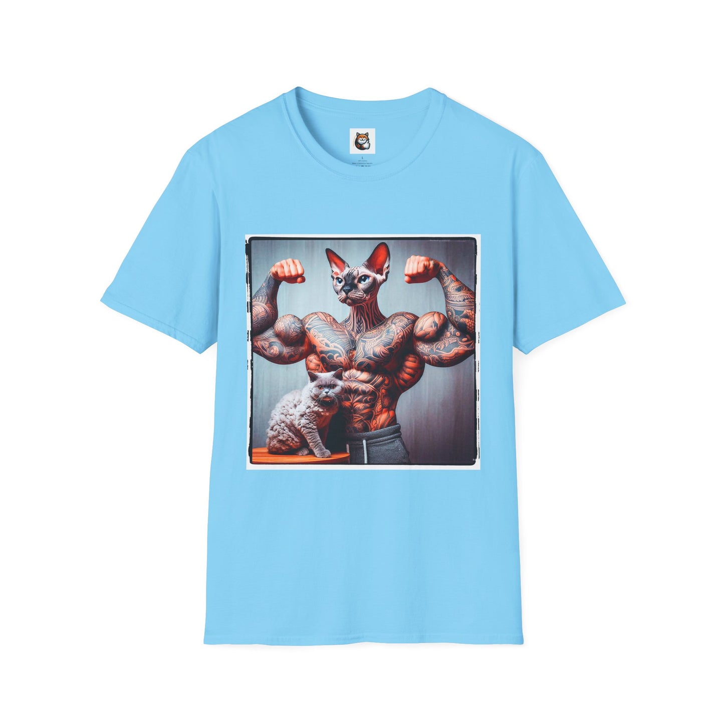 Devon Rex Cat Unisex Softstyle T-Shirt