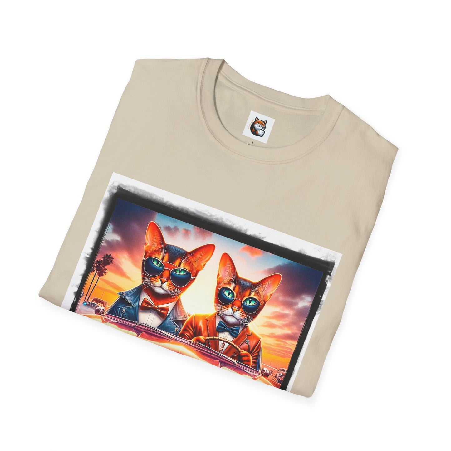 Wacky car driving Unisex Softstyle T-Shirt