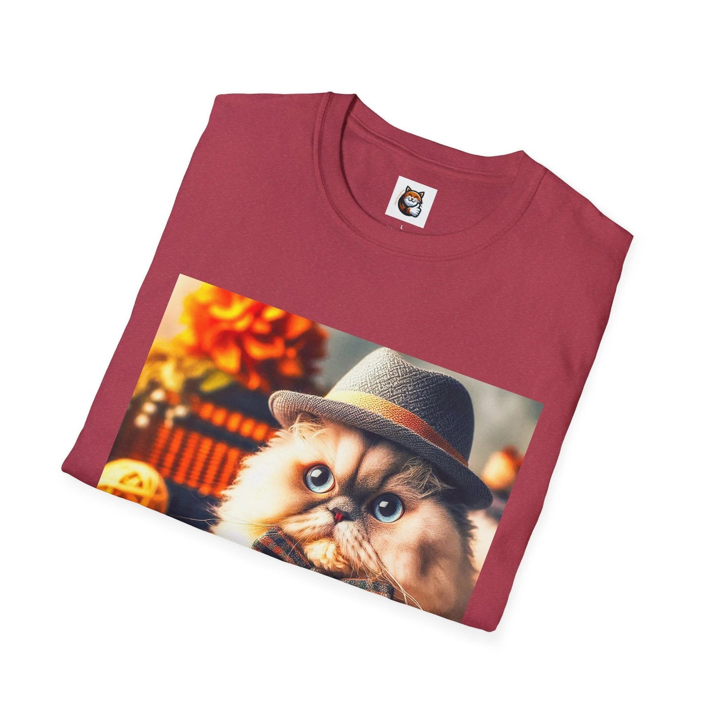 Selkirk Rex Cat T-Shirt bow tie by Printify