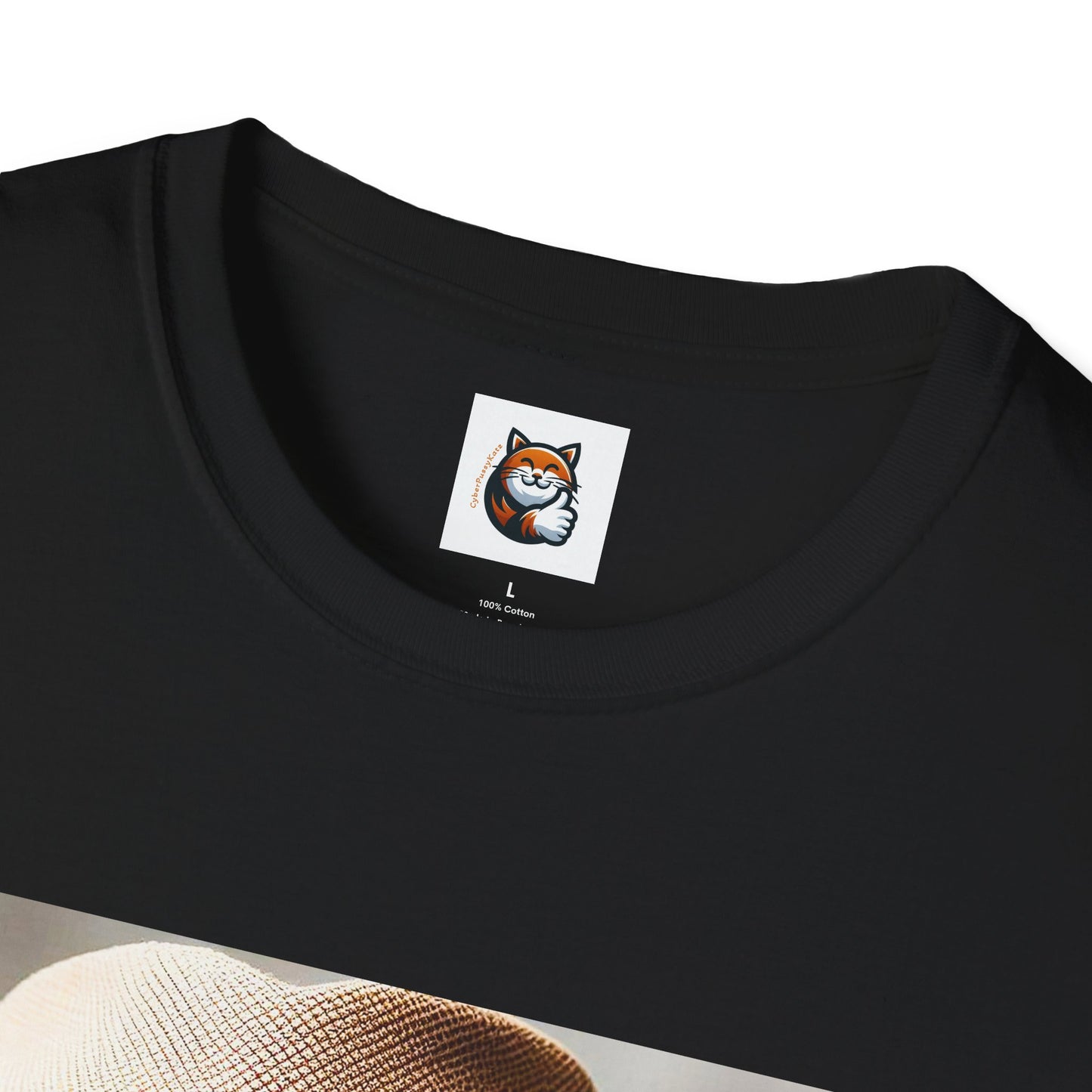 Selkirk Rex Cat T-Shirt top hat and bow tie