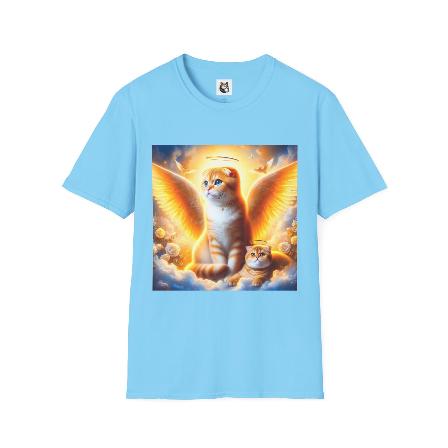 Scottish Fold Cat golden Angel T-Shirt