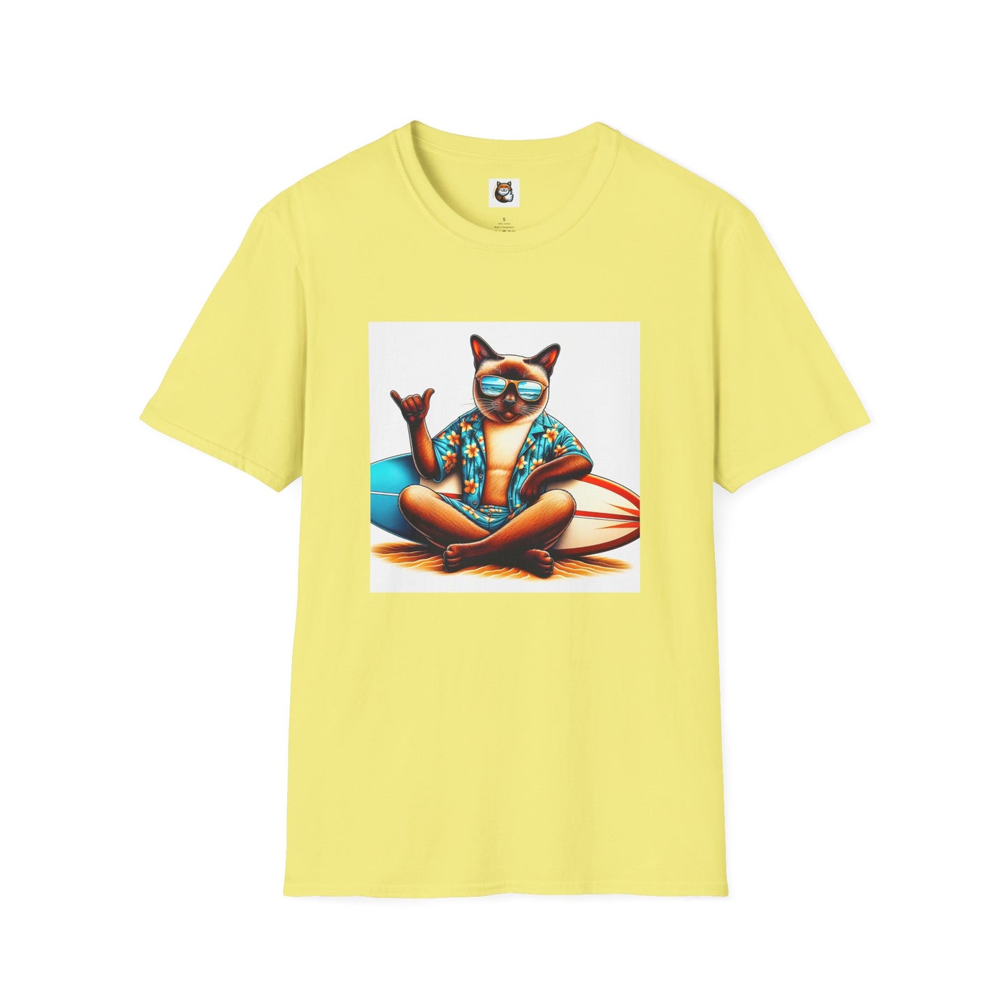 Siamese Cat surfing