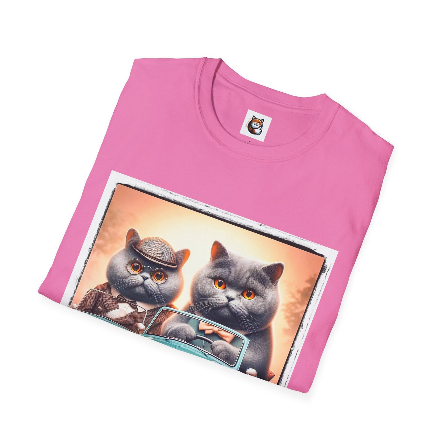 Wacky British Shorthair Unisex Softstyle T-Shirt