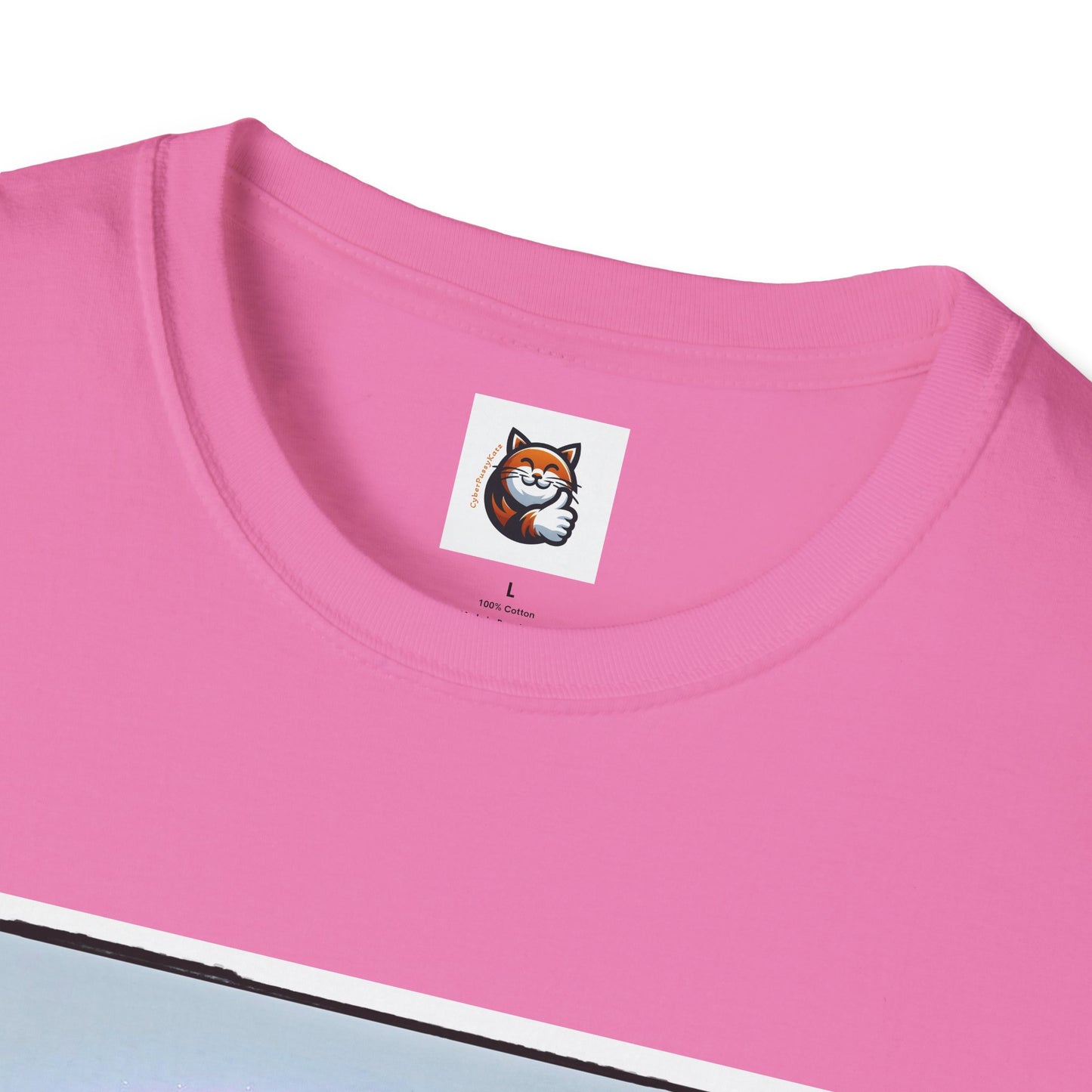 Devon Rex Cat rainbow Softstyle T-Shirt
