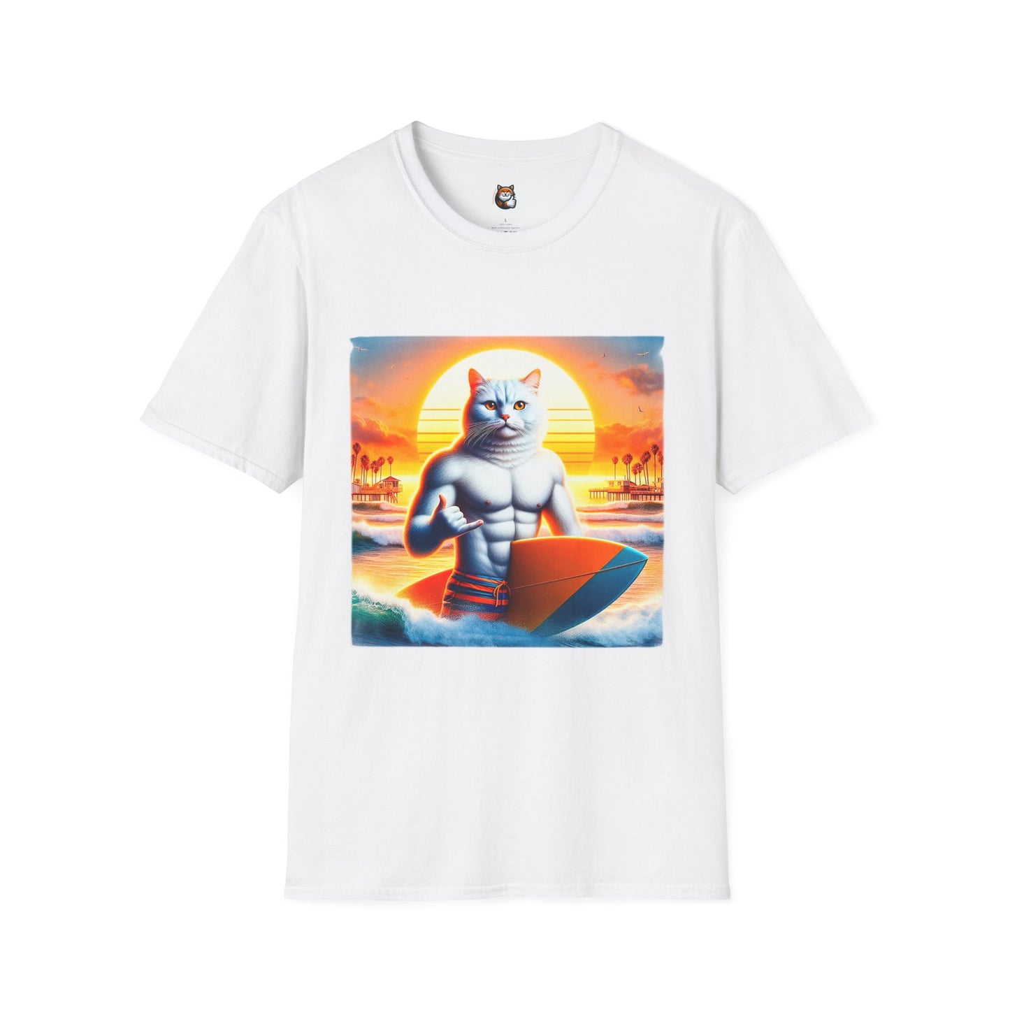 Domestic Cat Unisex Softstyle T-Shirt