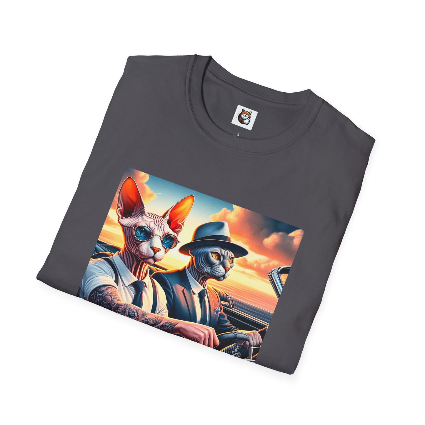 Wacky Sphynx Cat friends driving