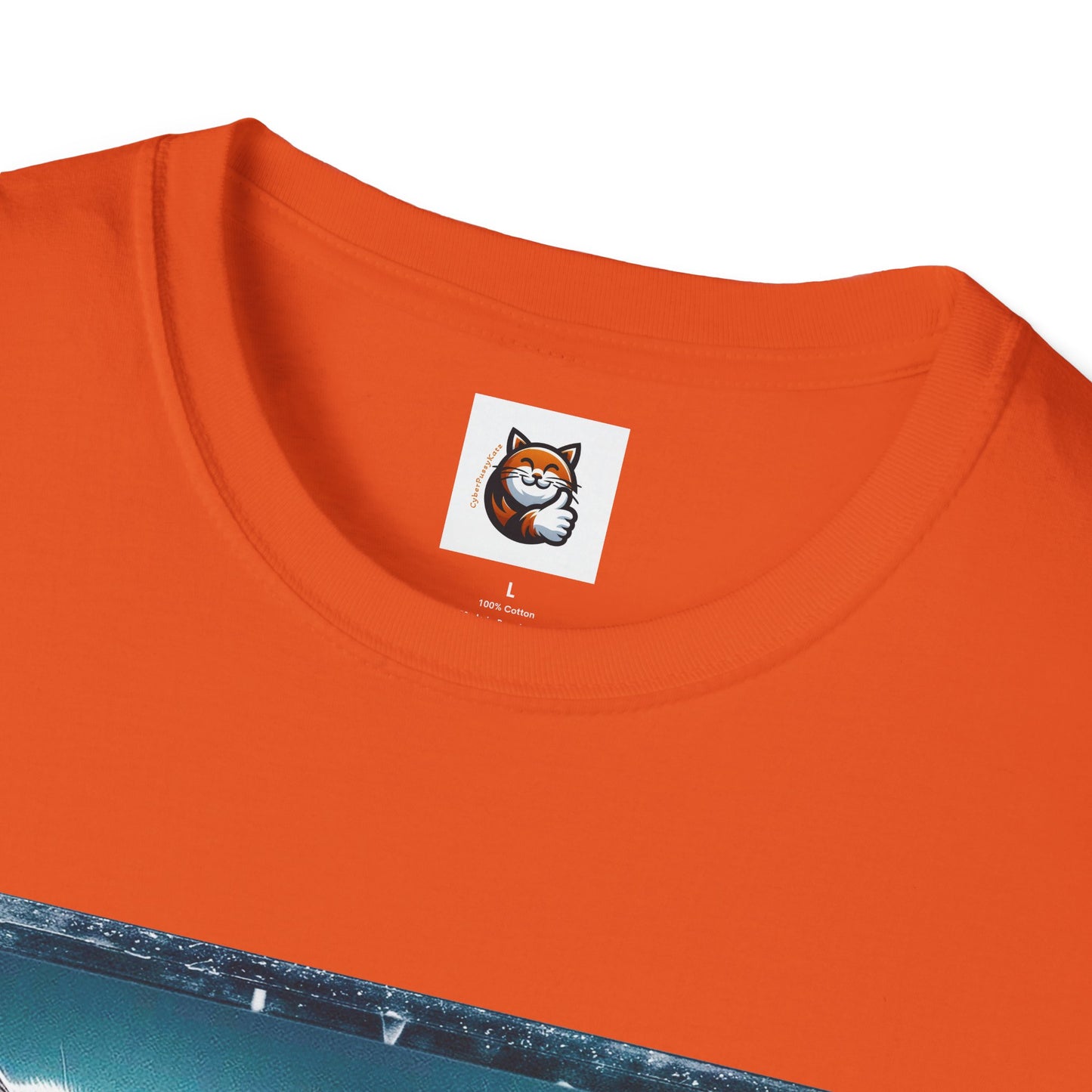 Wacky British Shorthair tiny red car Softstyle T-Shirt