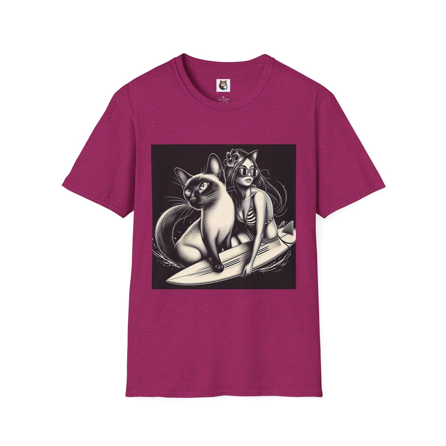 Siamese Cat surfing queen