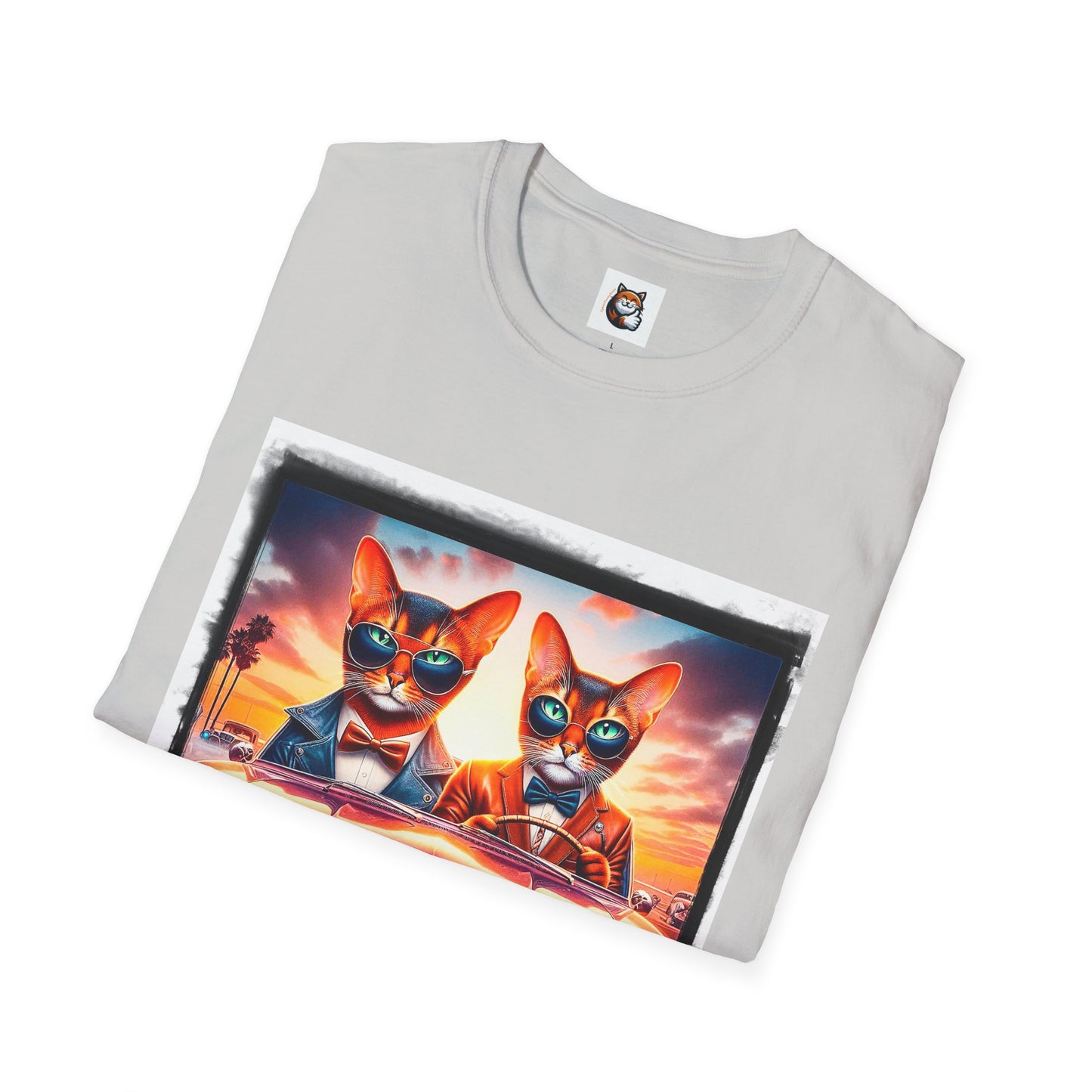 Wacky car driving Unisex Softstyle T-Shirt