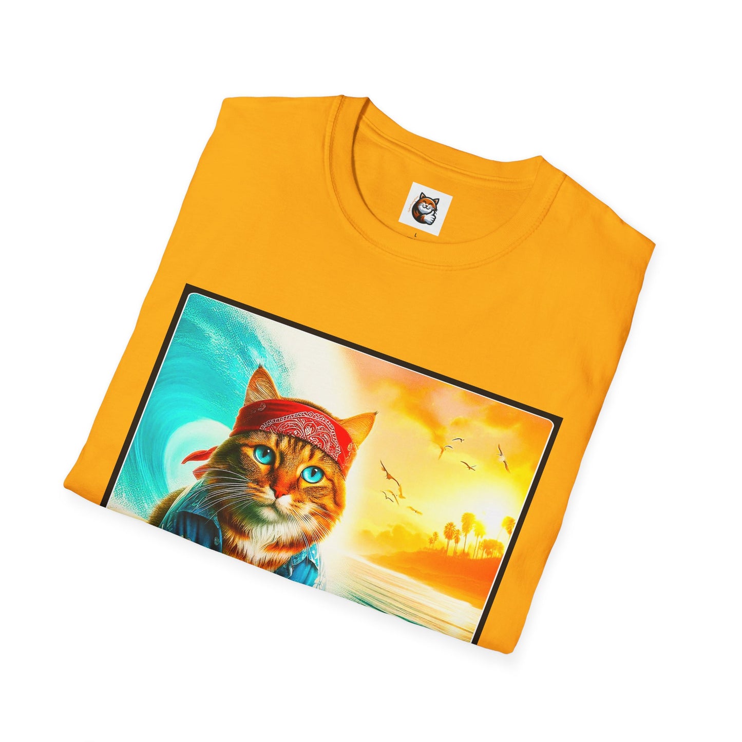 Domestic Cat Unisex Softstyle T-Shirt
