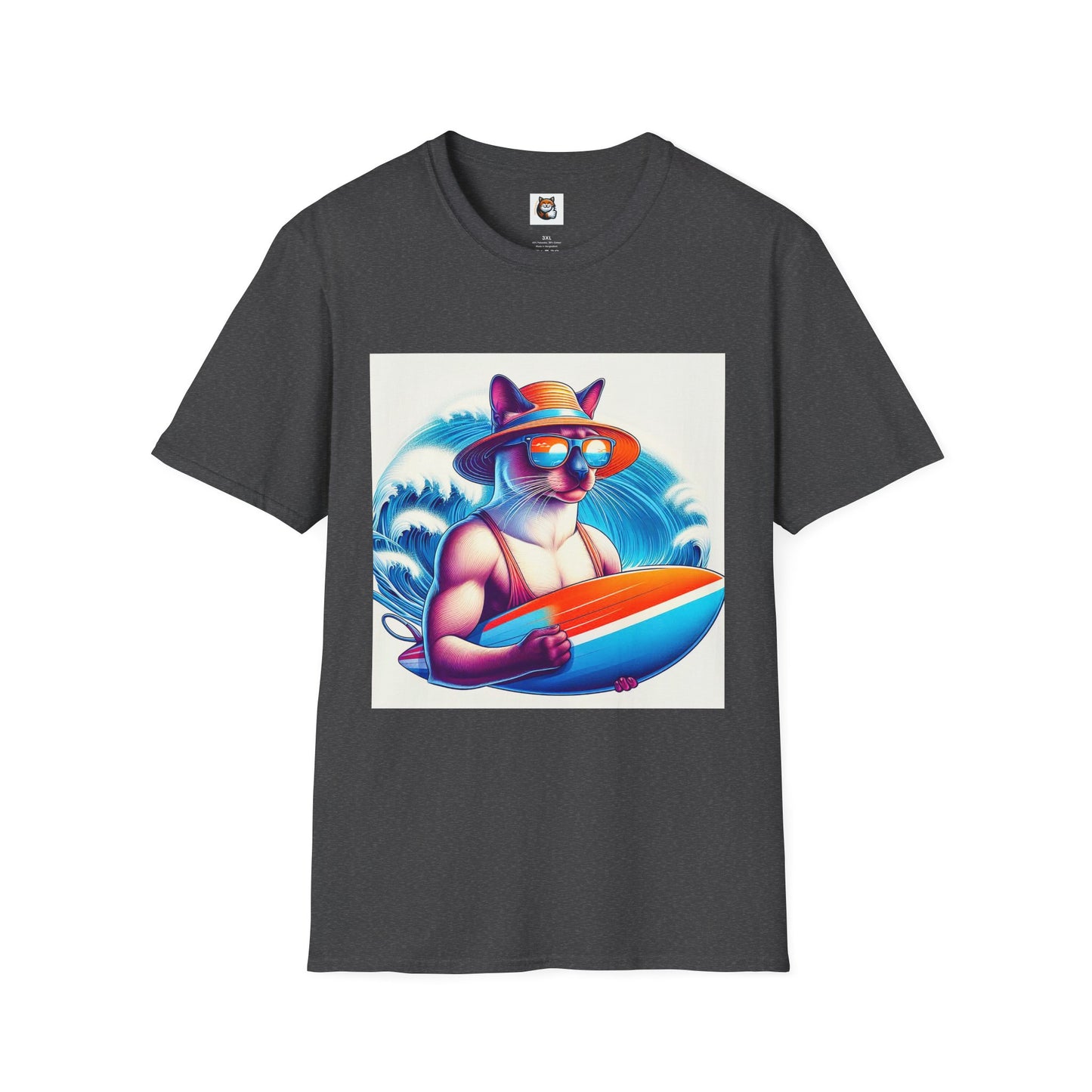 Siamese Cat surfing kitty