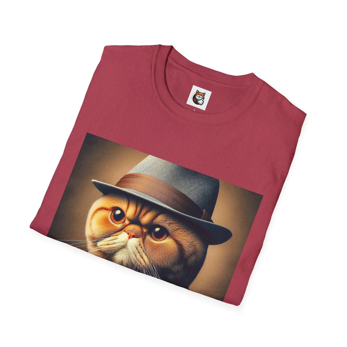 Exotic Shorthair Cat Unisex Softstyle T-Shirt by Printify