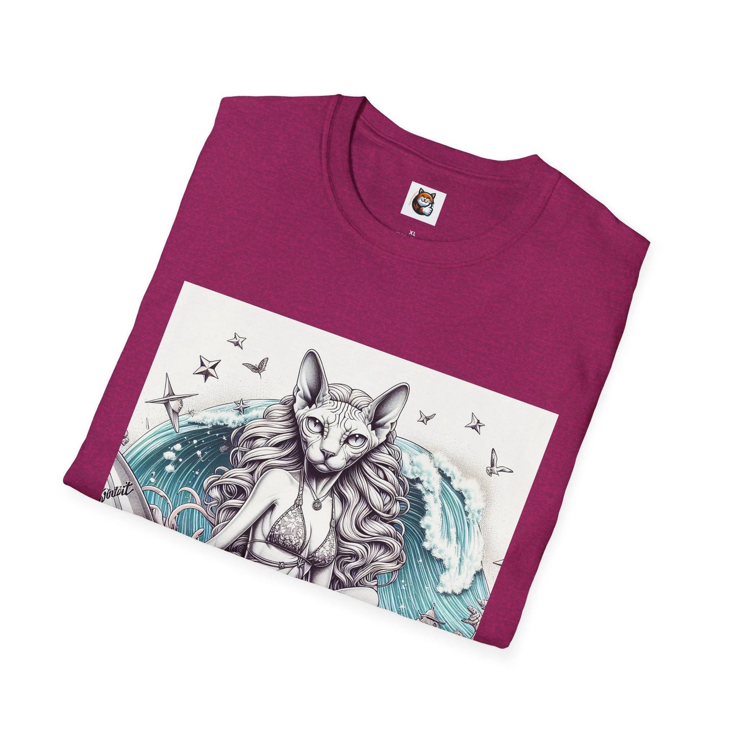 Sphynx Cat waves by Printify