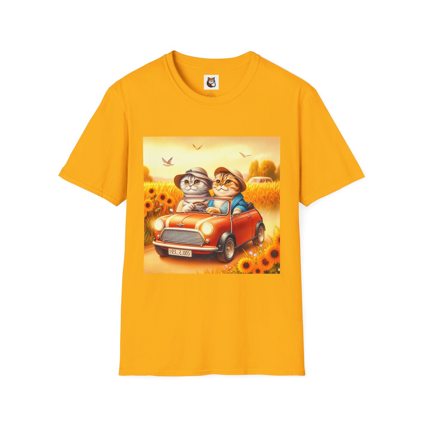 Scottish Fold pretty flowers shirt