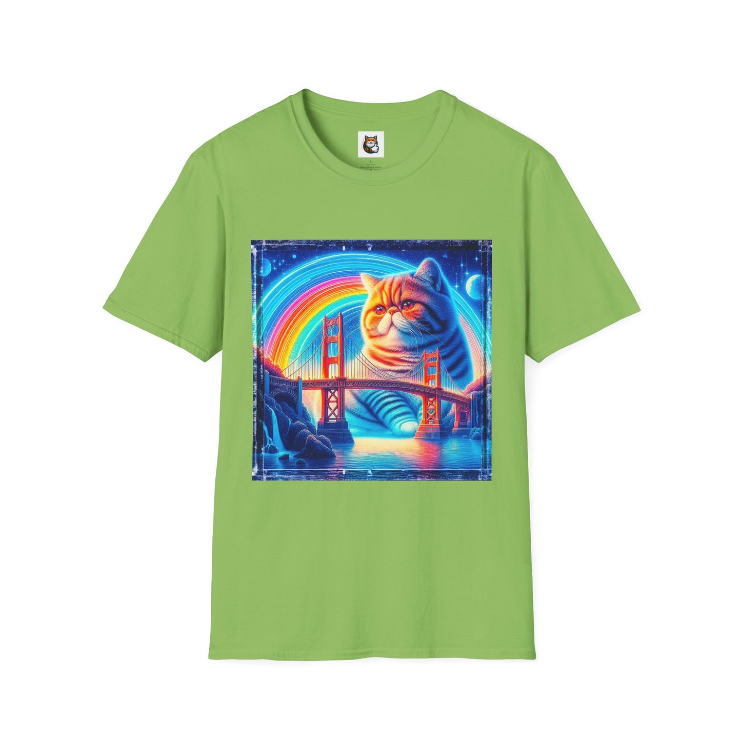 Exotic Shorthair Cat Unisex Softstyle T-Shirt