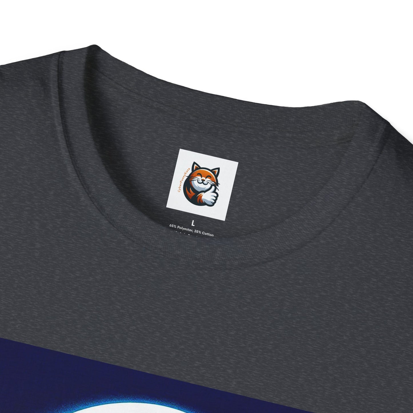 Russian Blue Cat Unisex Softstyle T-Shirt