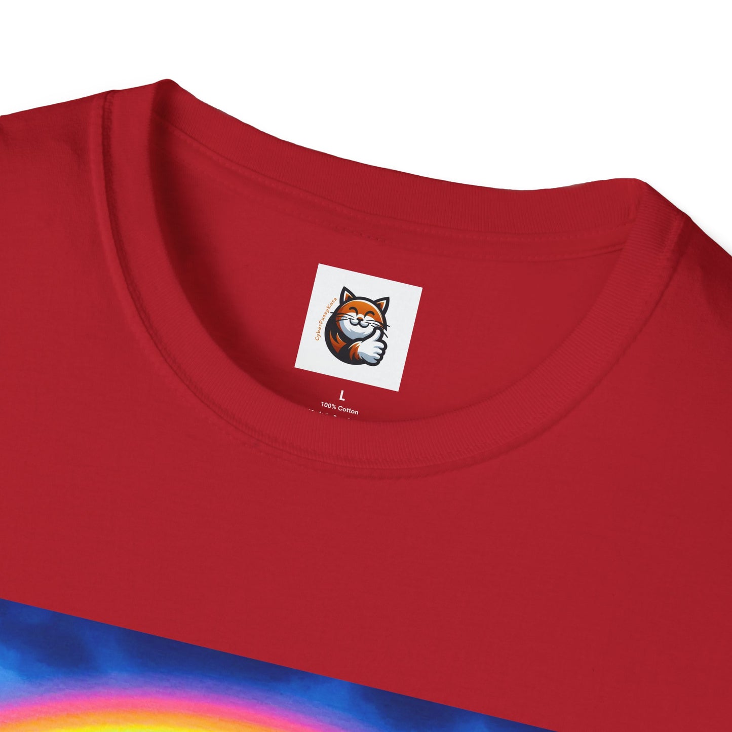 Russian Blue Cat Unisex Softstyle T-Shirt
