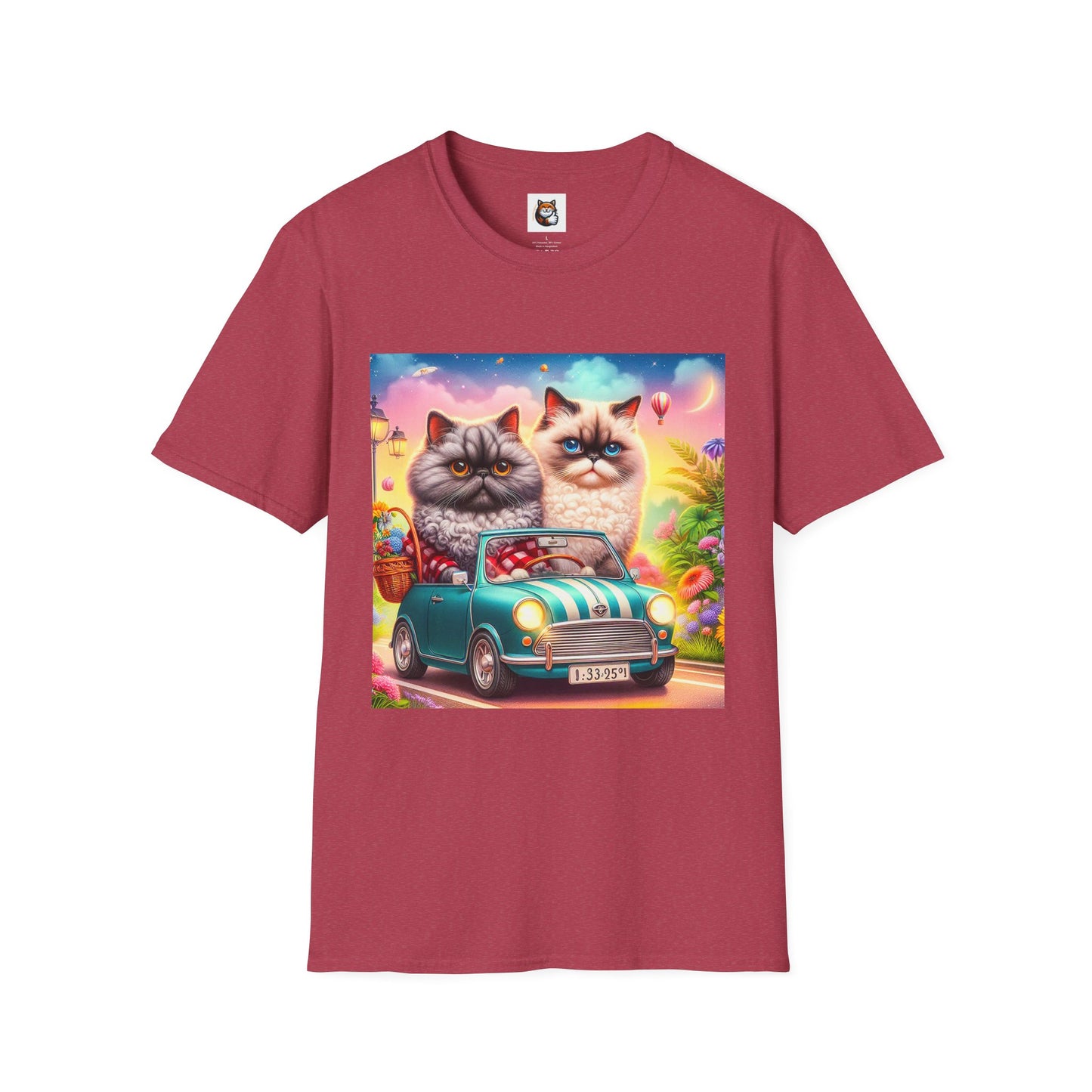 Selkirk Rex Cat T-Shirt tiny car