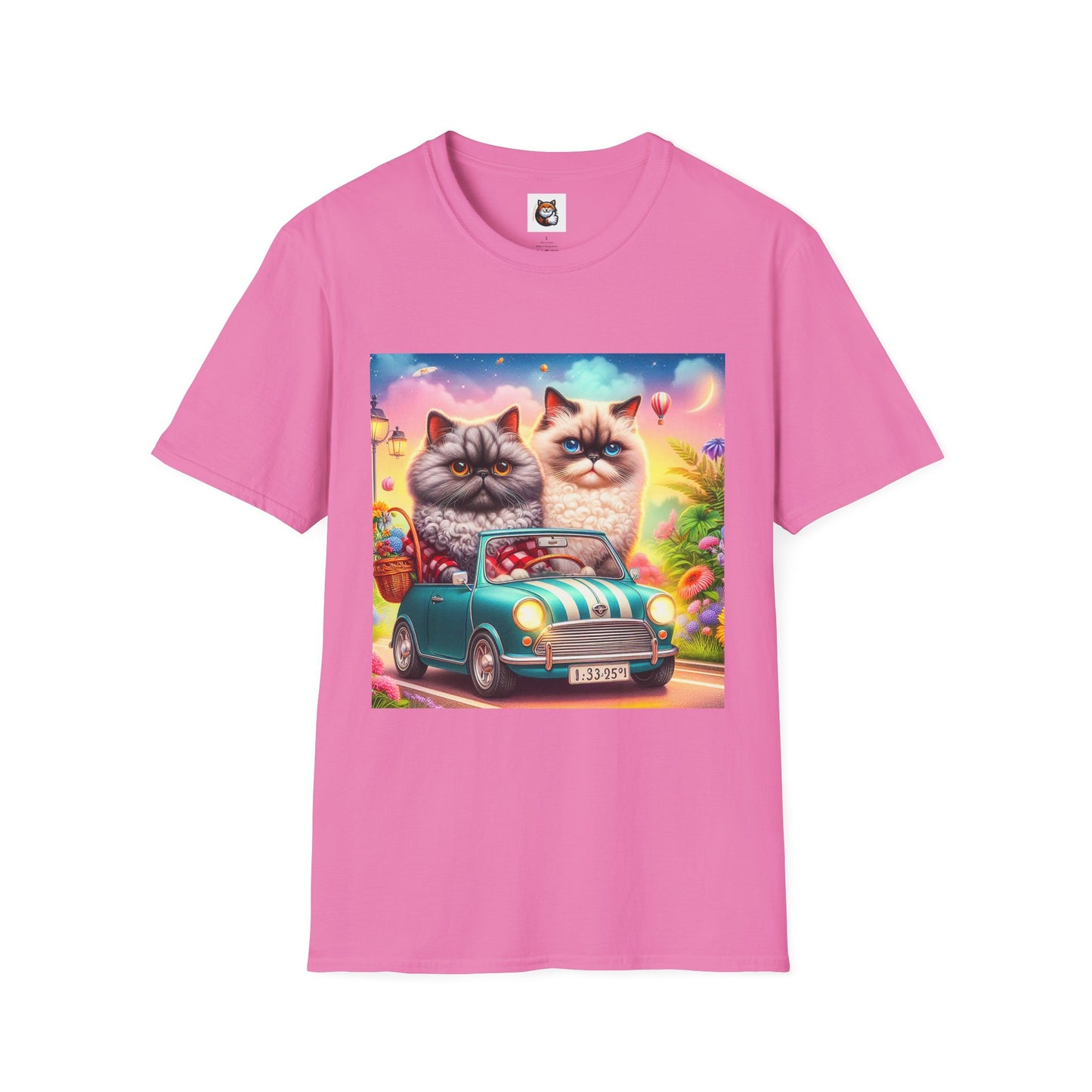 Selkirk Rex Cat T-Shirt tiny car