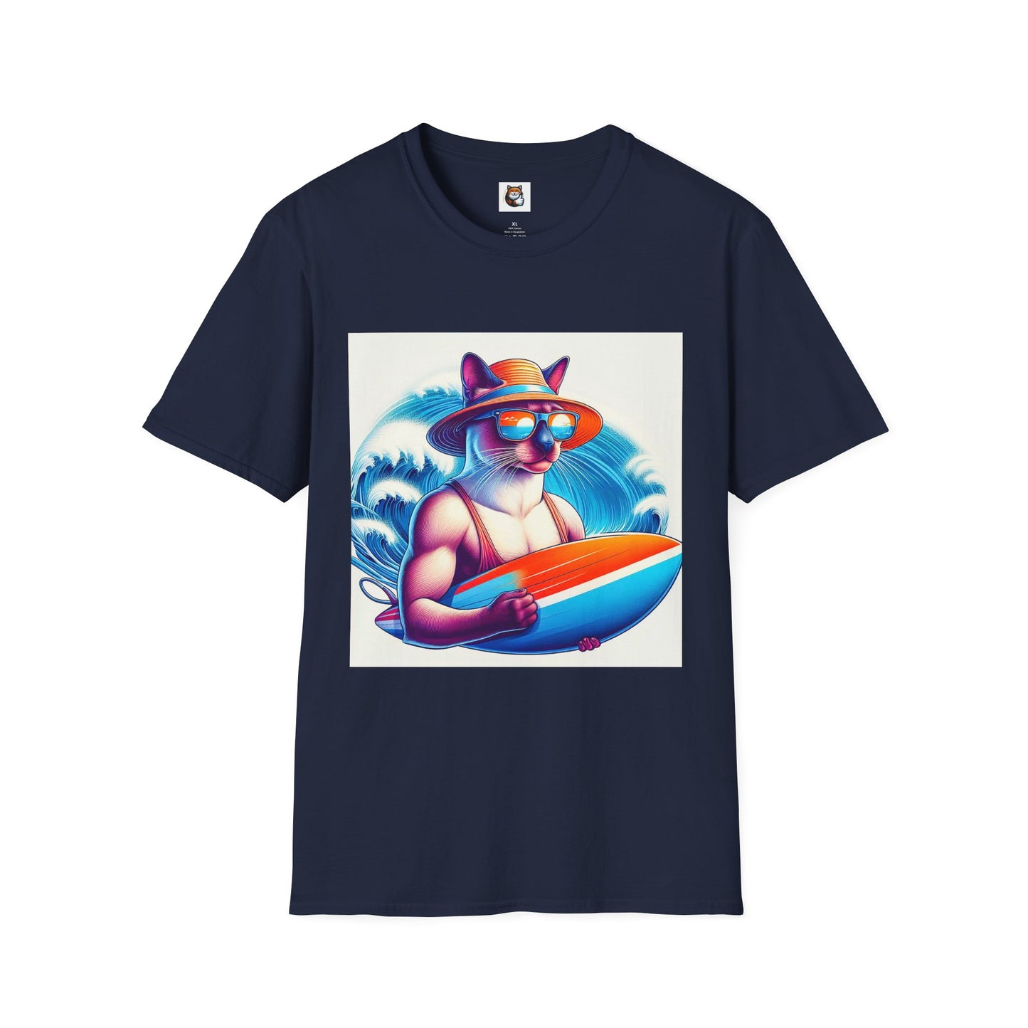 Siamese Cat surfing kitty