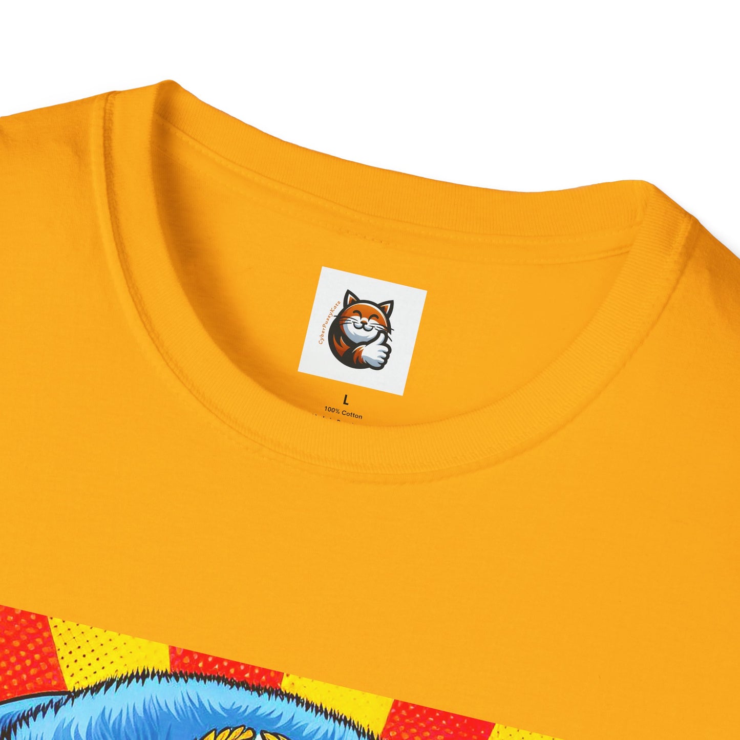 Russian Blue Cat Unisex Softstyle T-Shirt