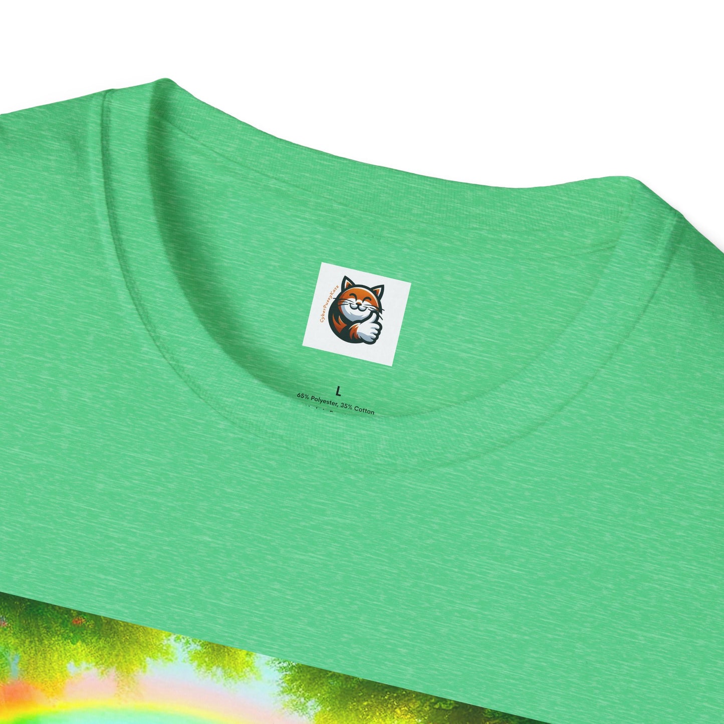 Siberian Cat pretty garden shirt