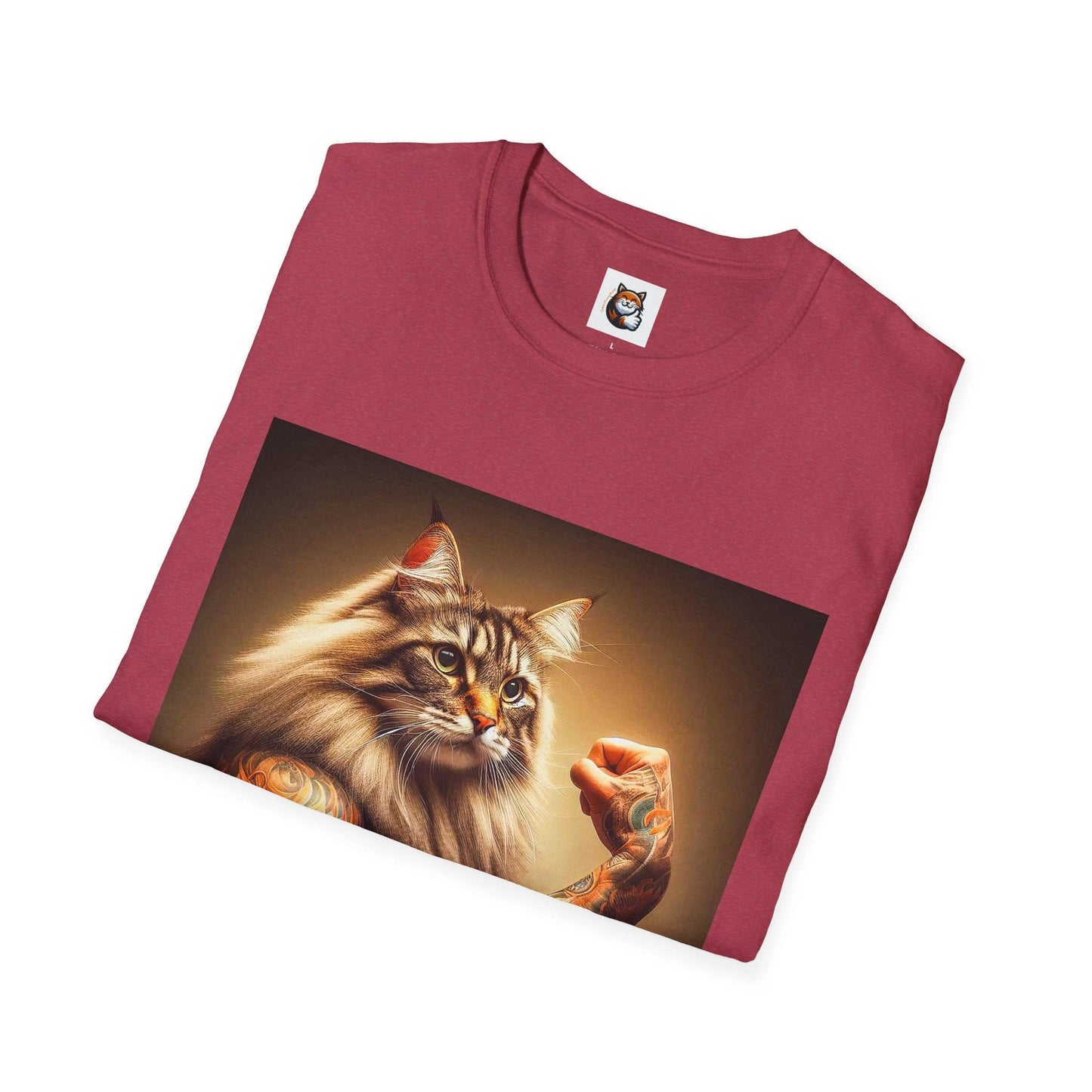Norwegian Forest Cat Unisex Softstyle T-Shirt by Printify