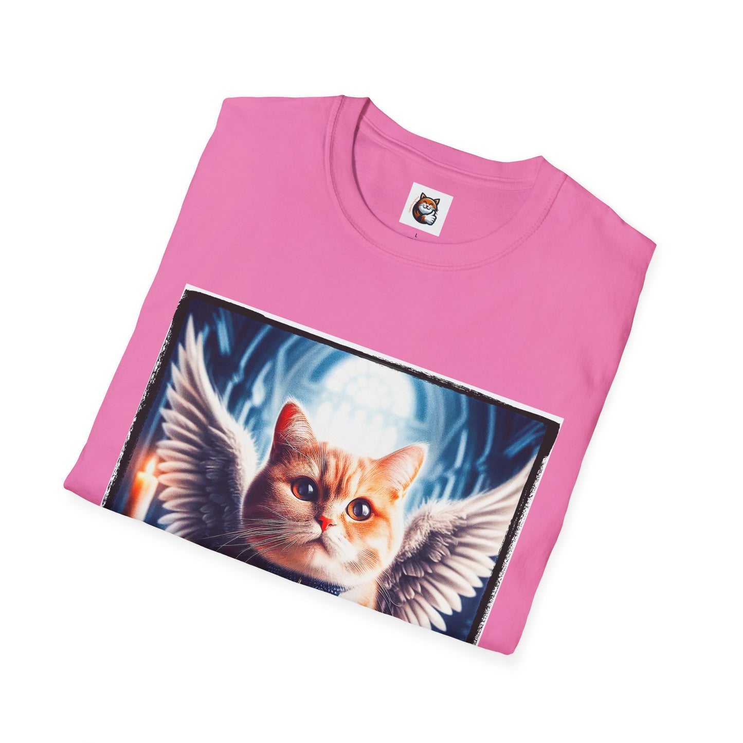 Domestic Cat Angel and clouds T-Shirt