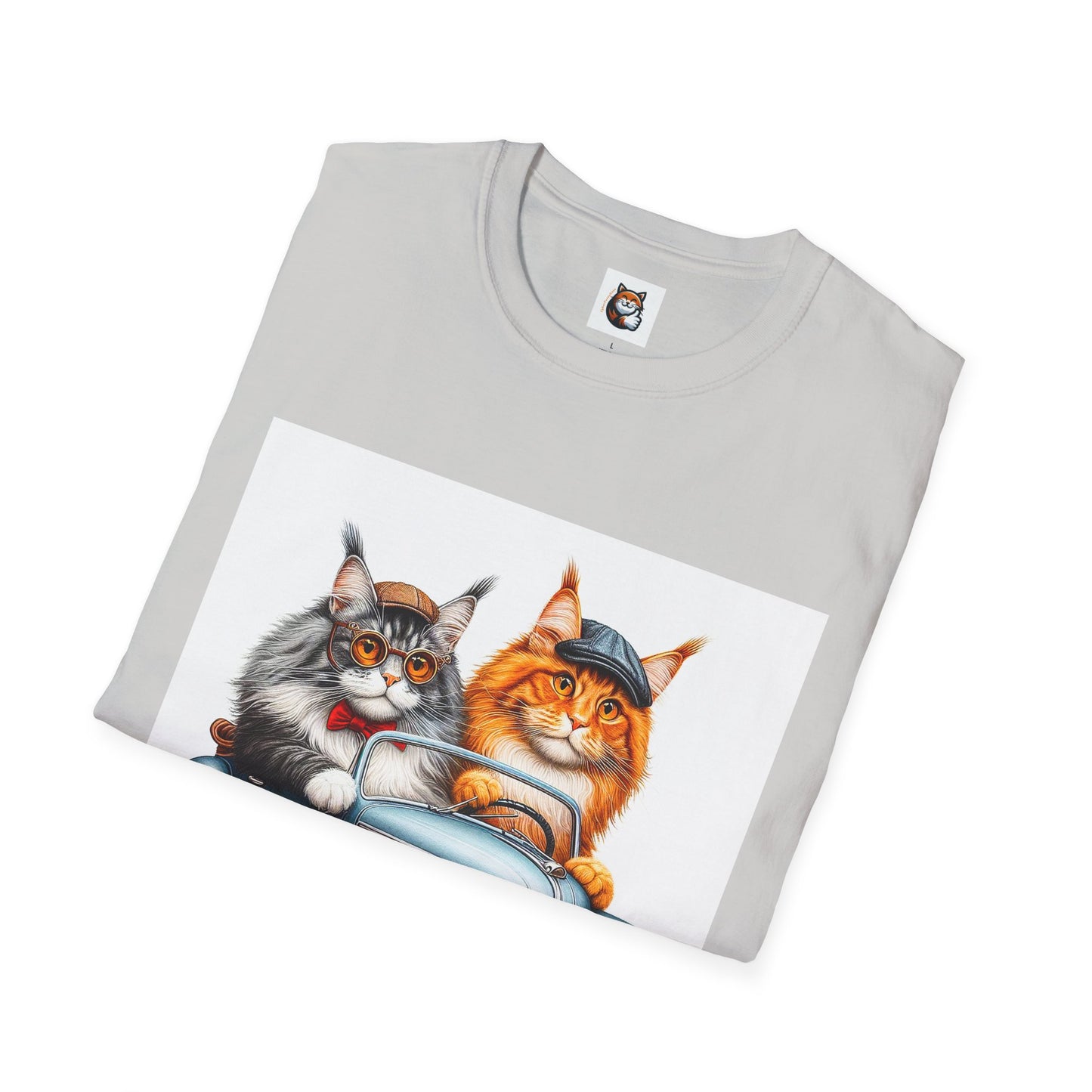Wacky Maine Coon Unisex Softstyle T-Shirt