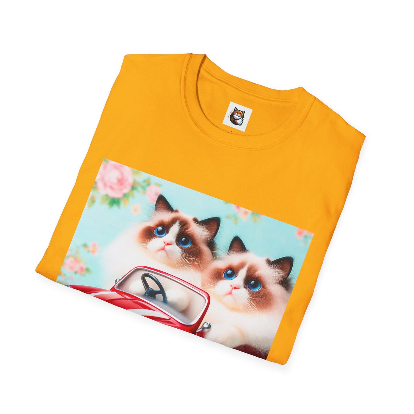Wacky Ragdoll Unisex Softstyle T-Shirt