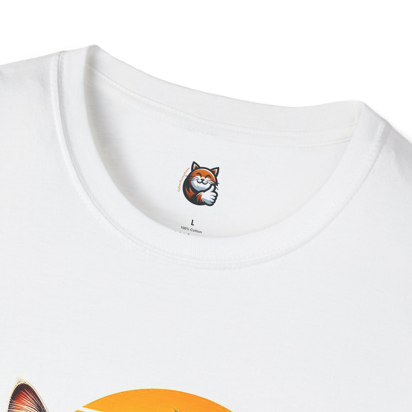 British Shorthair surfing Softstyle T-Shirt