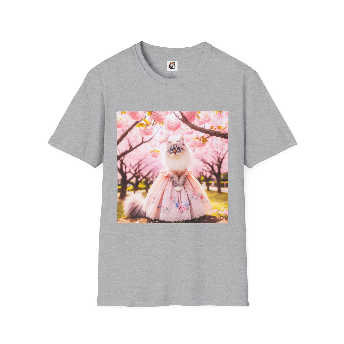 Siberian Cat pink dress shirt