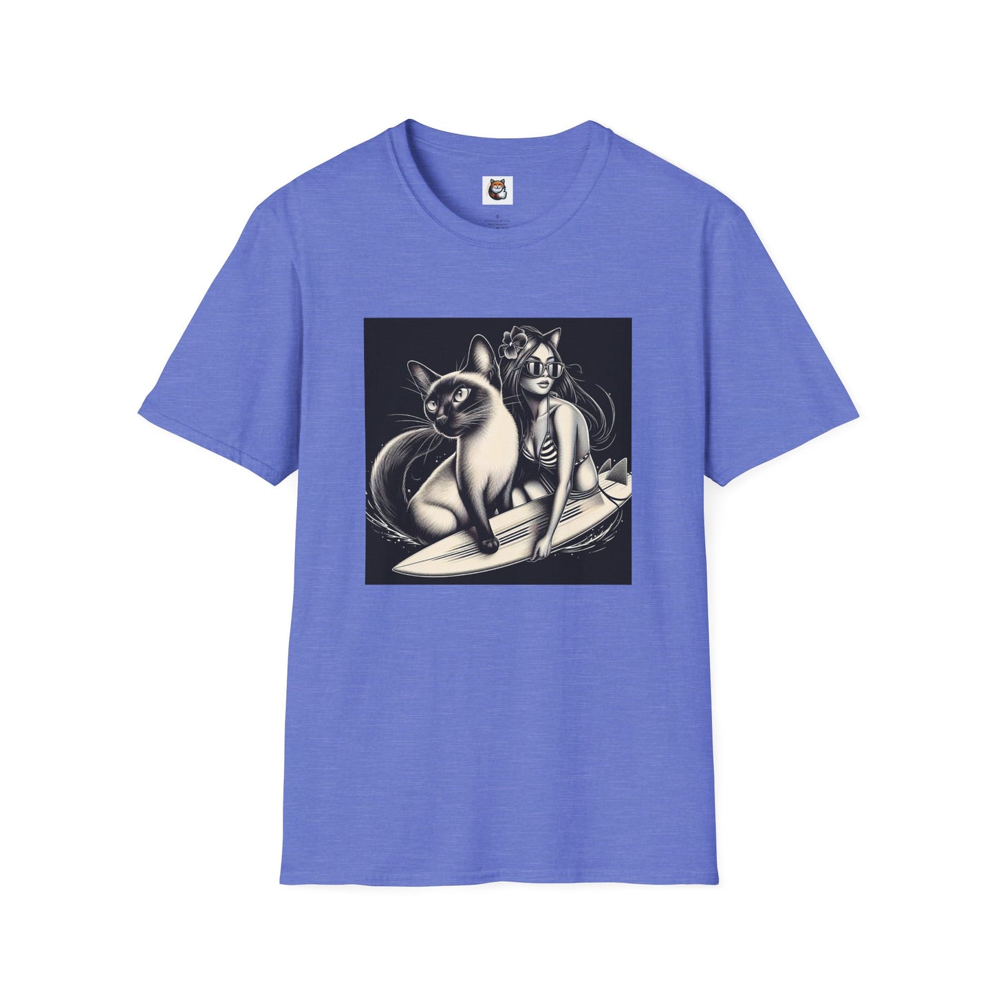 Siamese Cat surfing queen