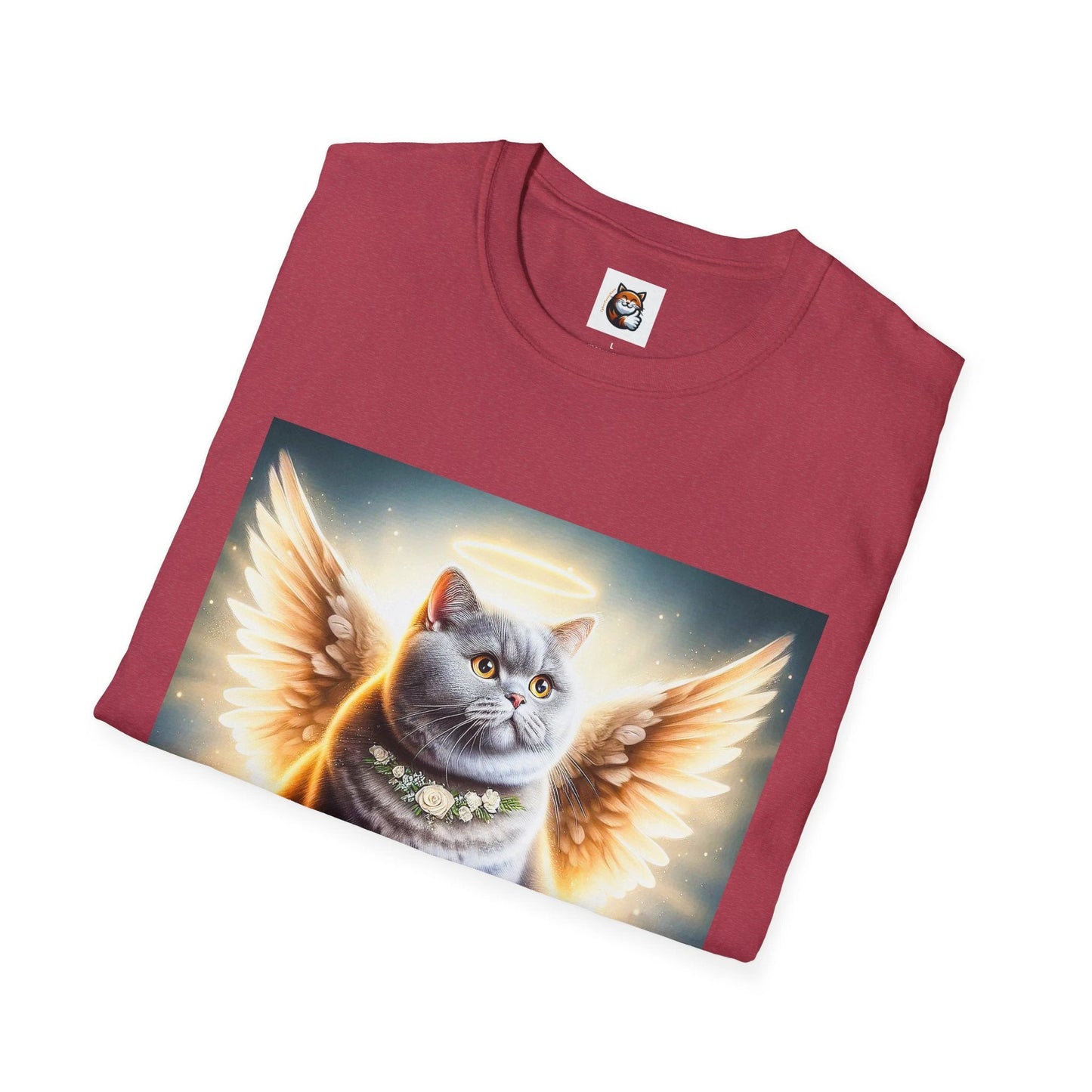 British Shorthair wings Softstyle T-Shirt by Printify