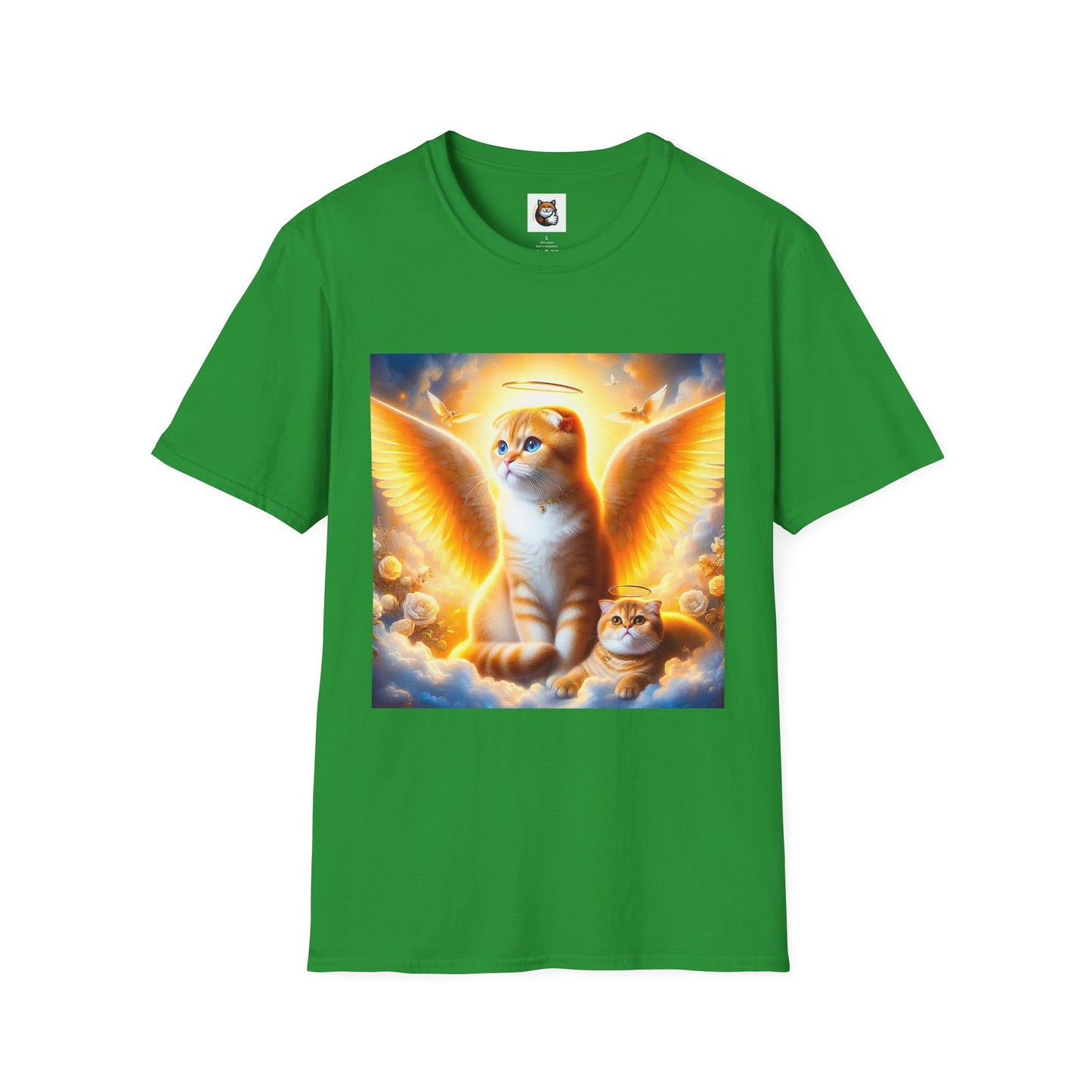 Scottish Fold Cat golden Angel T-Shirt