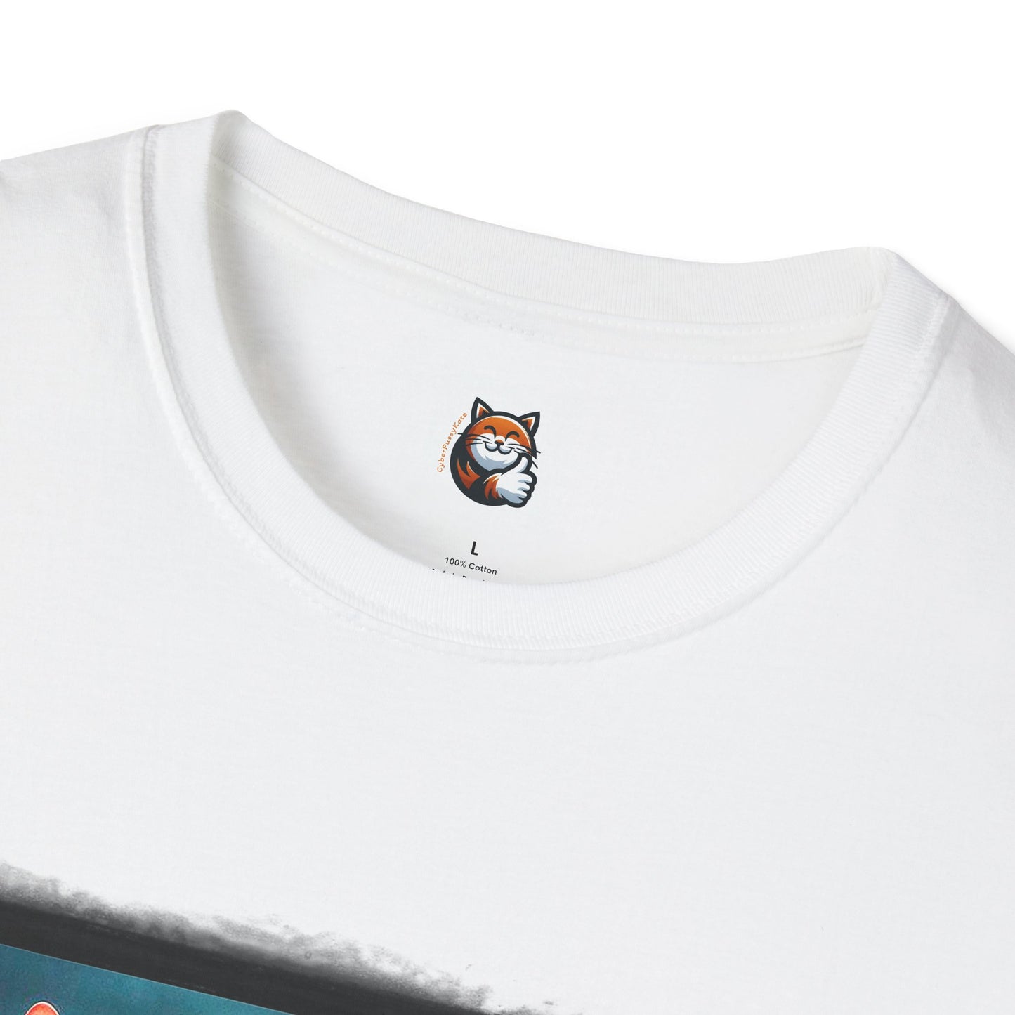 Wacky Cornish Rex Cat Unisex Softstyle T-Shirt