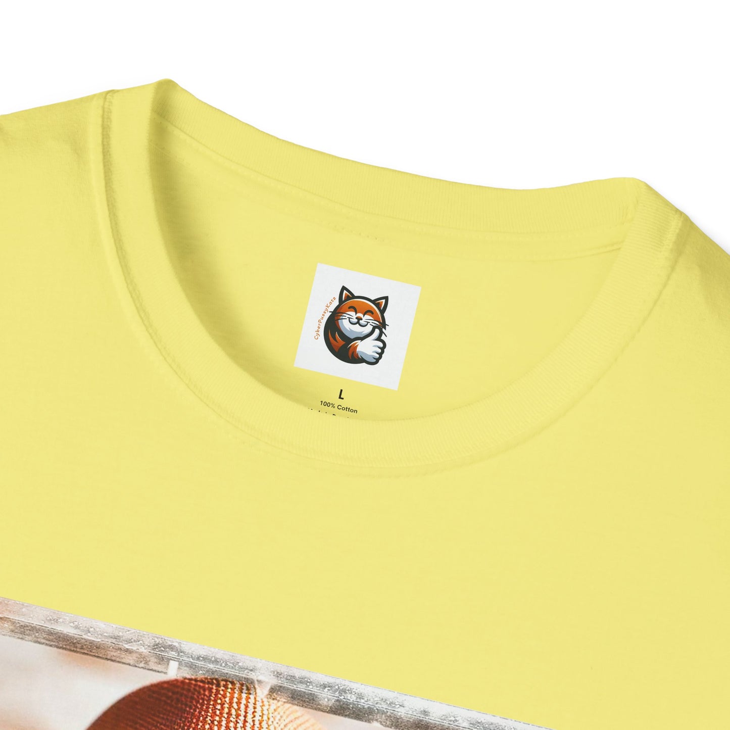 Abyssinian hat and tie Unisex Softstyle T-Shirt