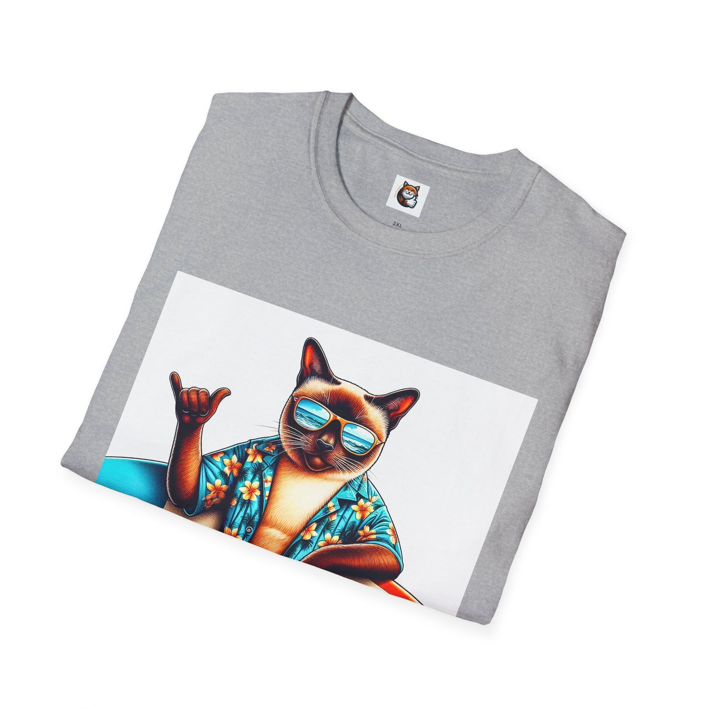 Siamese Cat surfing